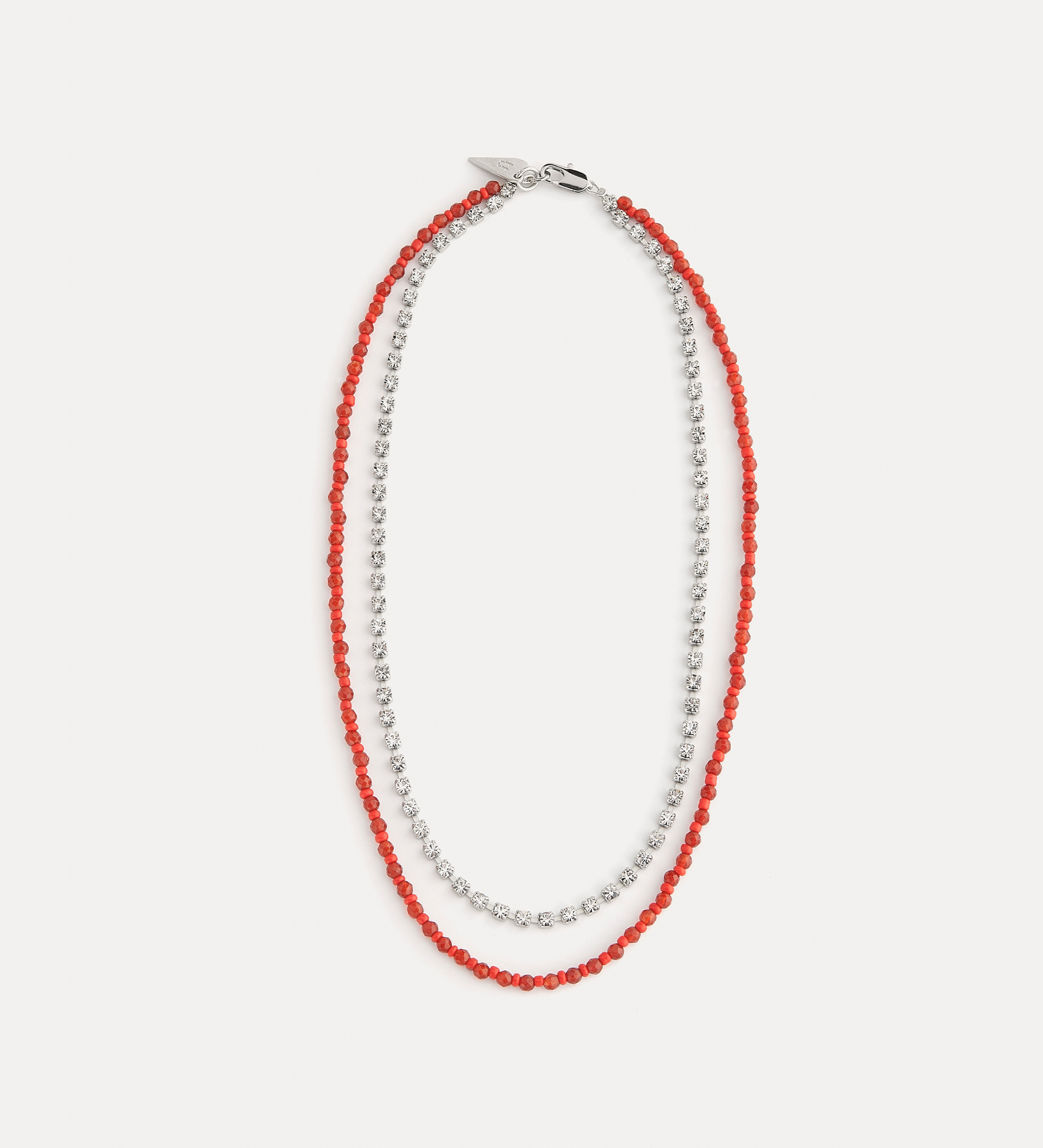collier ras–de–cou à petites perles colorées | forte_forte