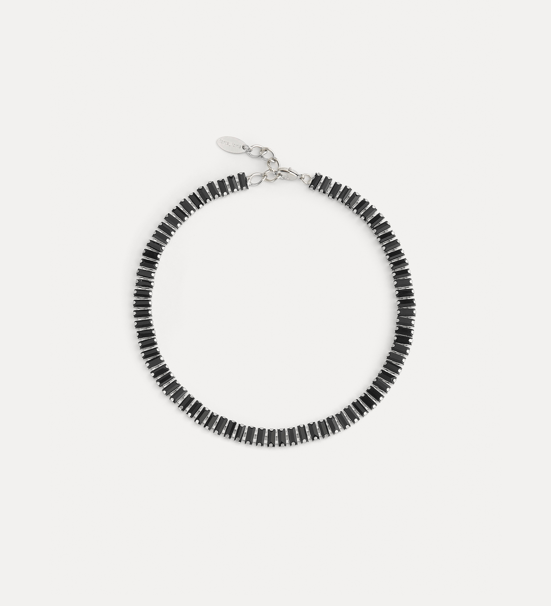 collier ras–de–cou à cristaux colorés | forte_forte