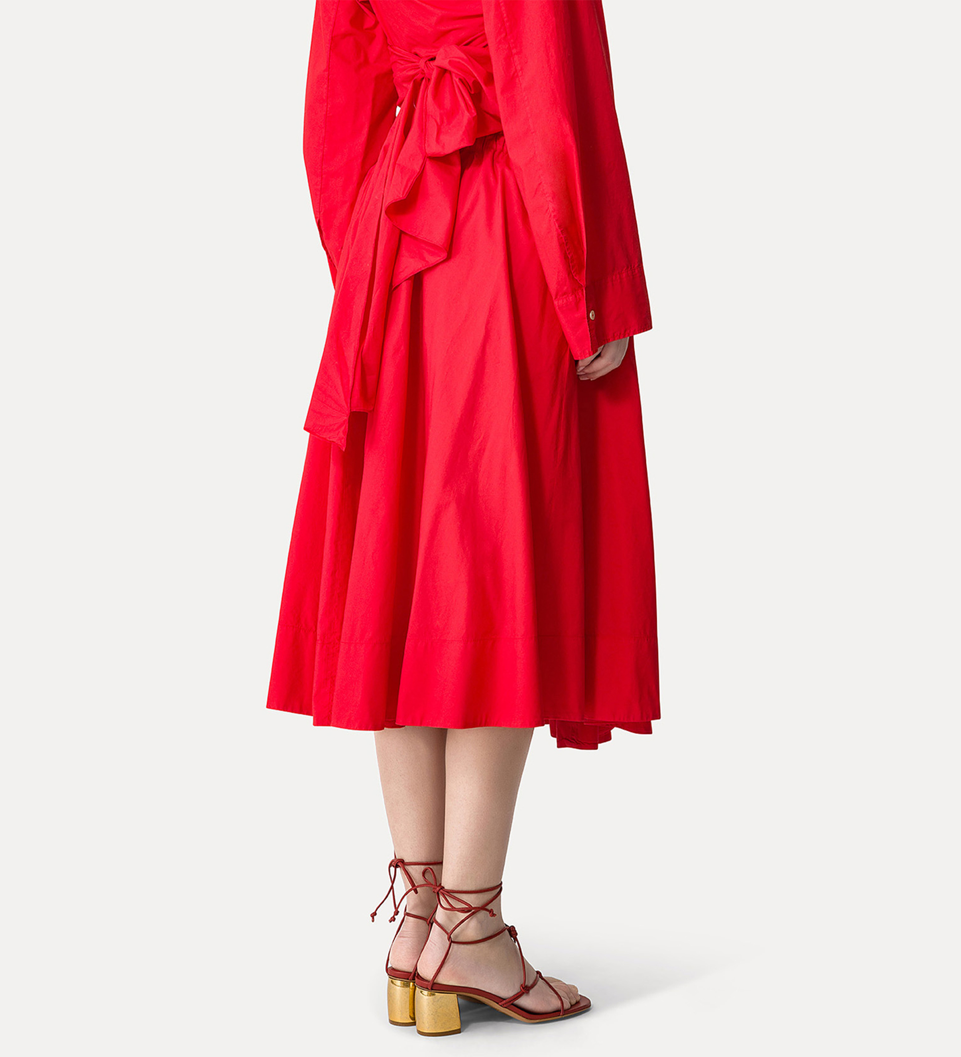 skirt with an elasticated waistband | forte_forte