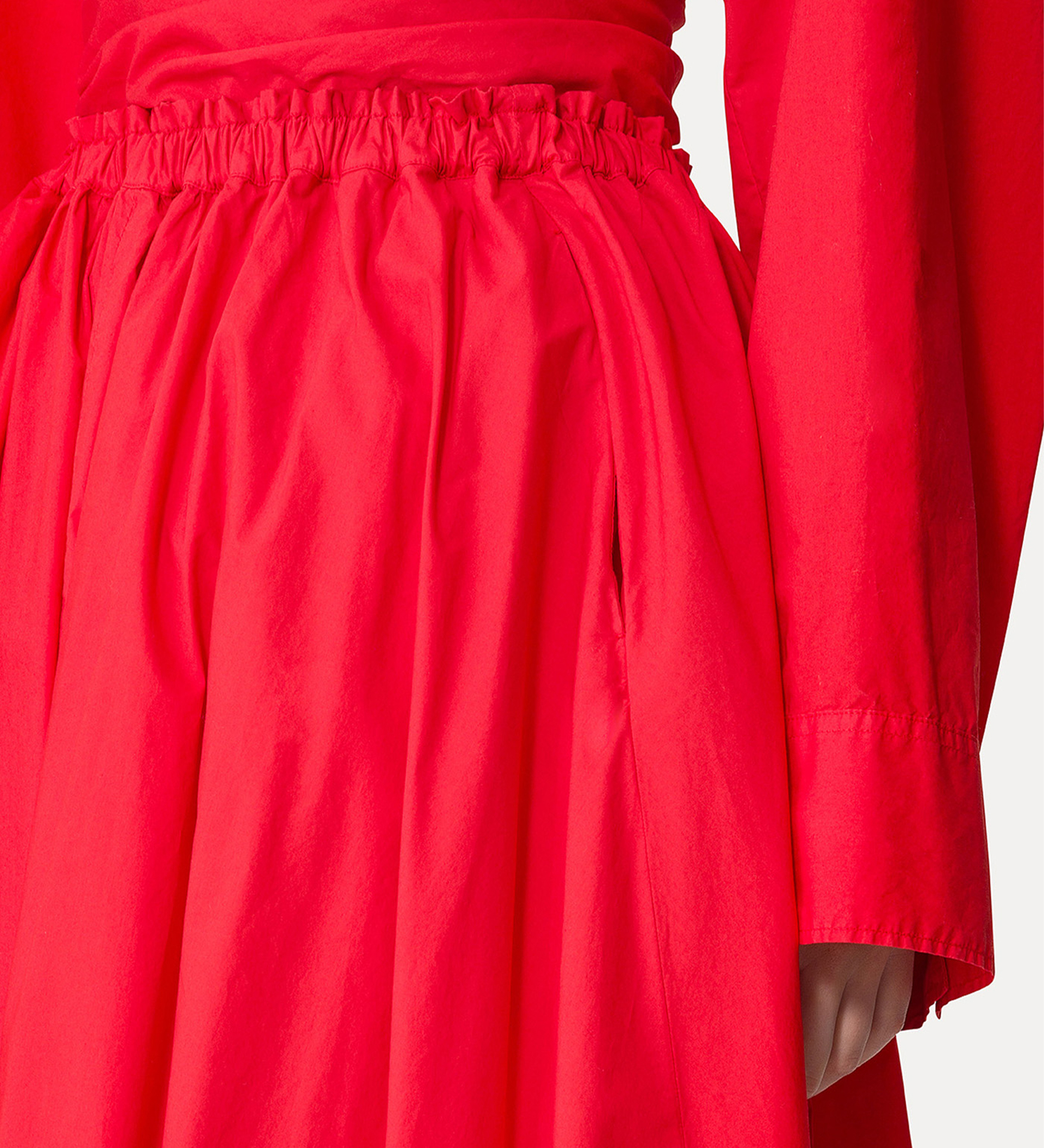 skirt with an elasticated waistband | forte_forte
