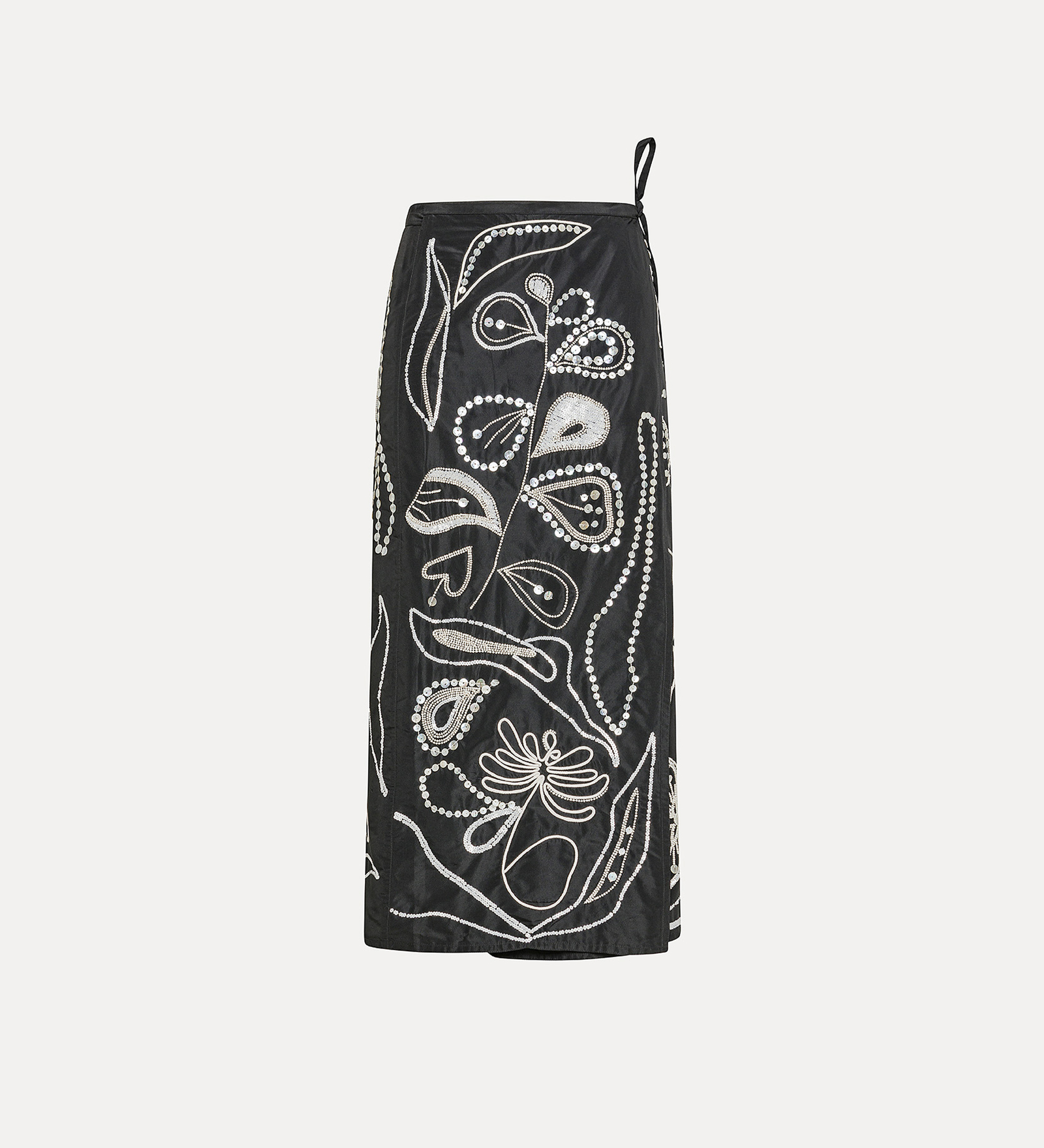 skirt in embroidered taffeta | forte_forte