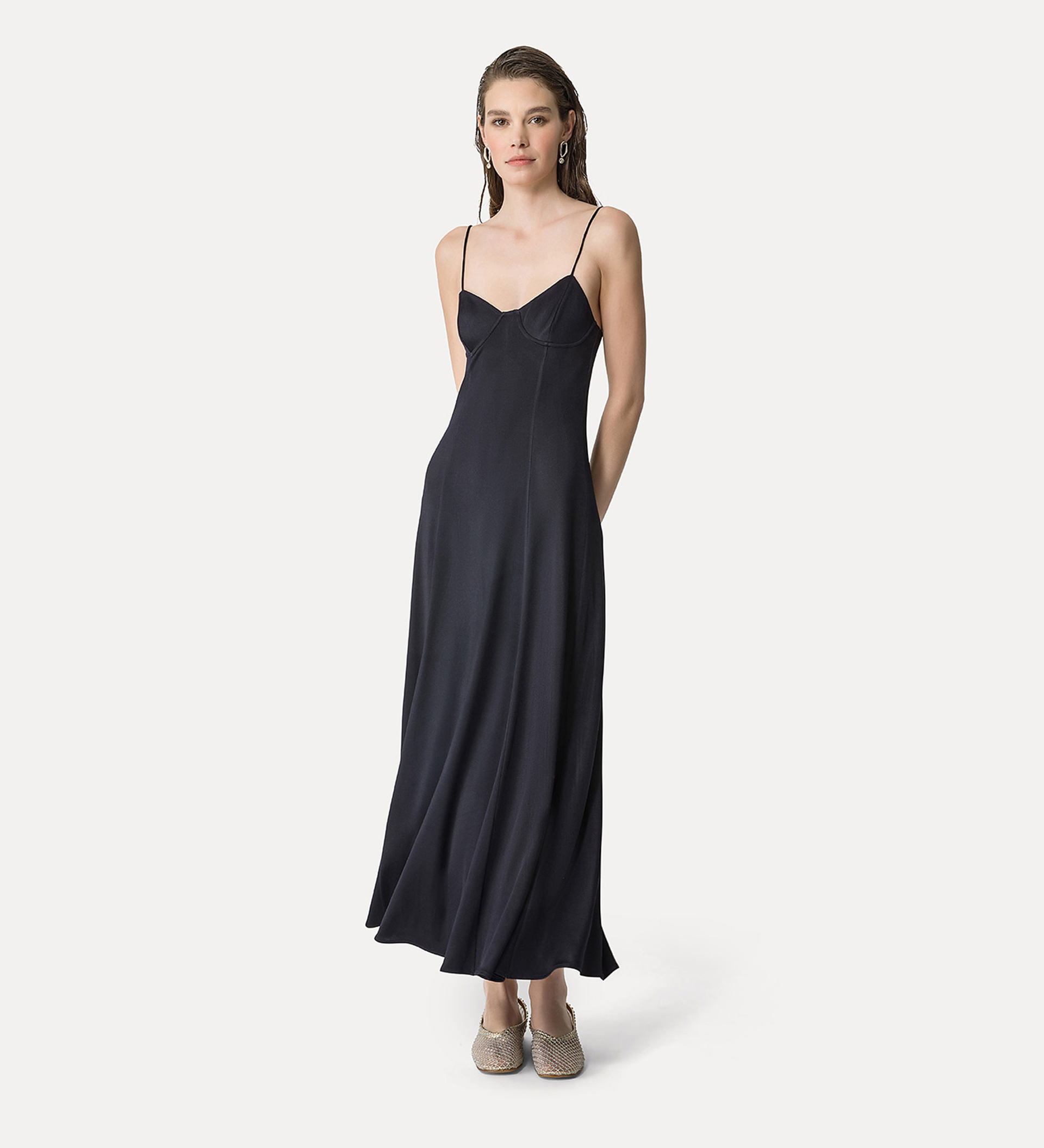 viscose slip dress | forte_forte