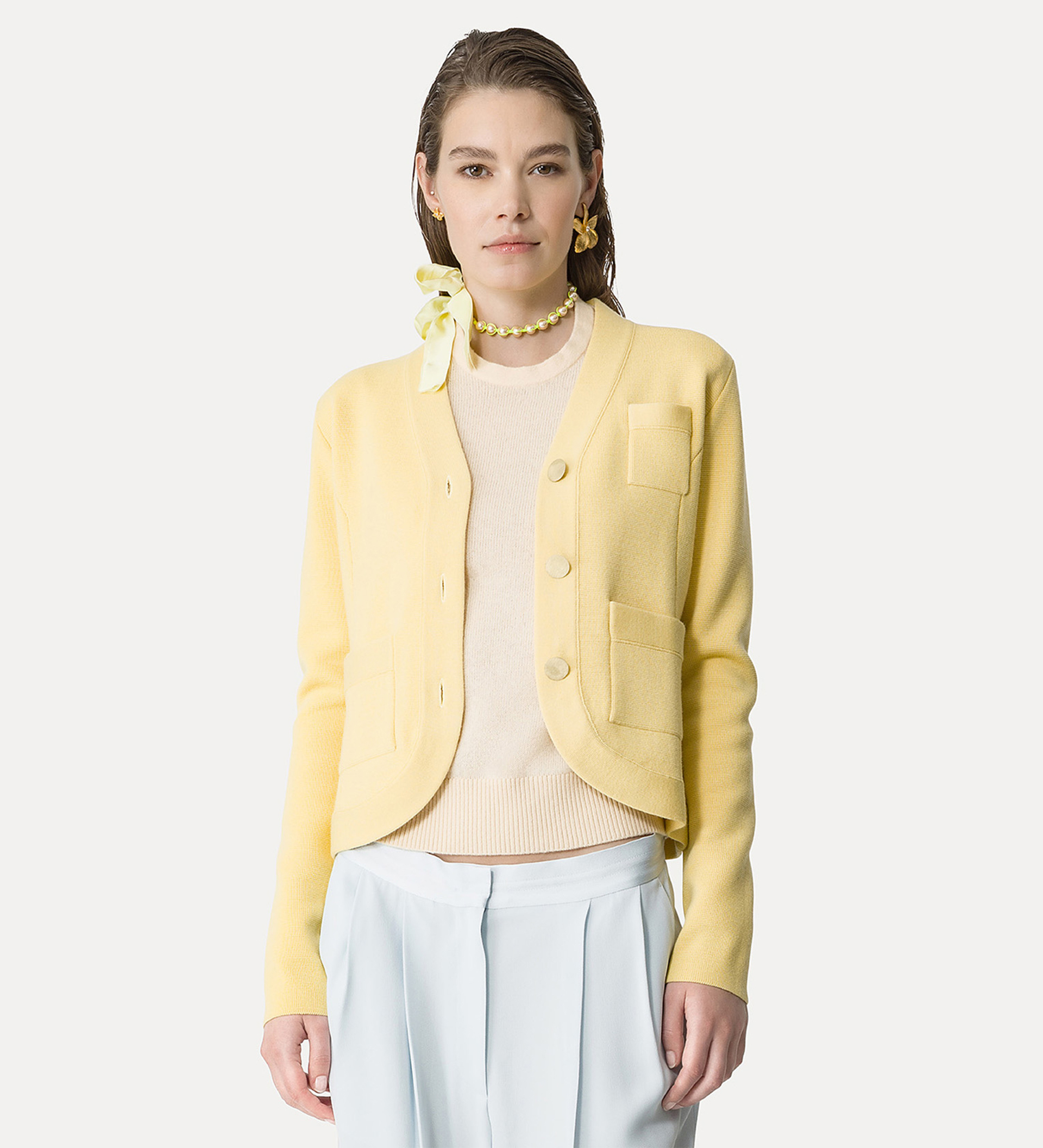 slim–fit jacket | forte_forte