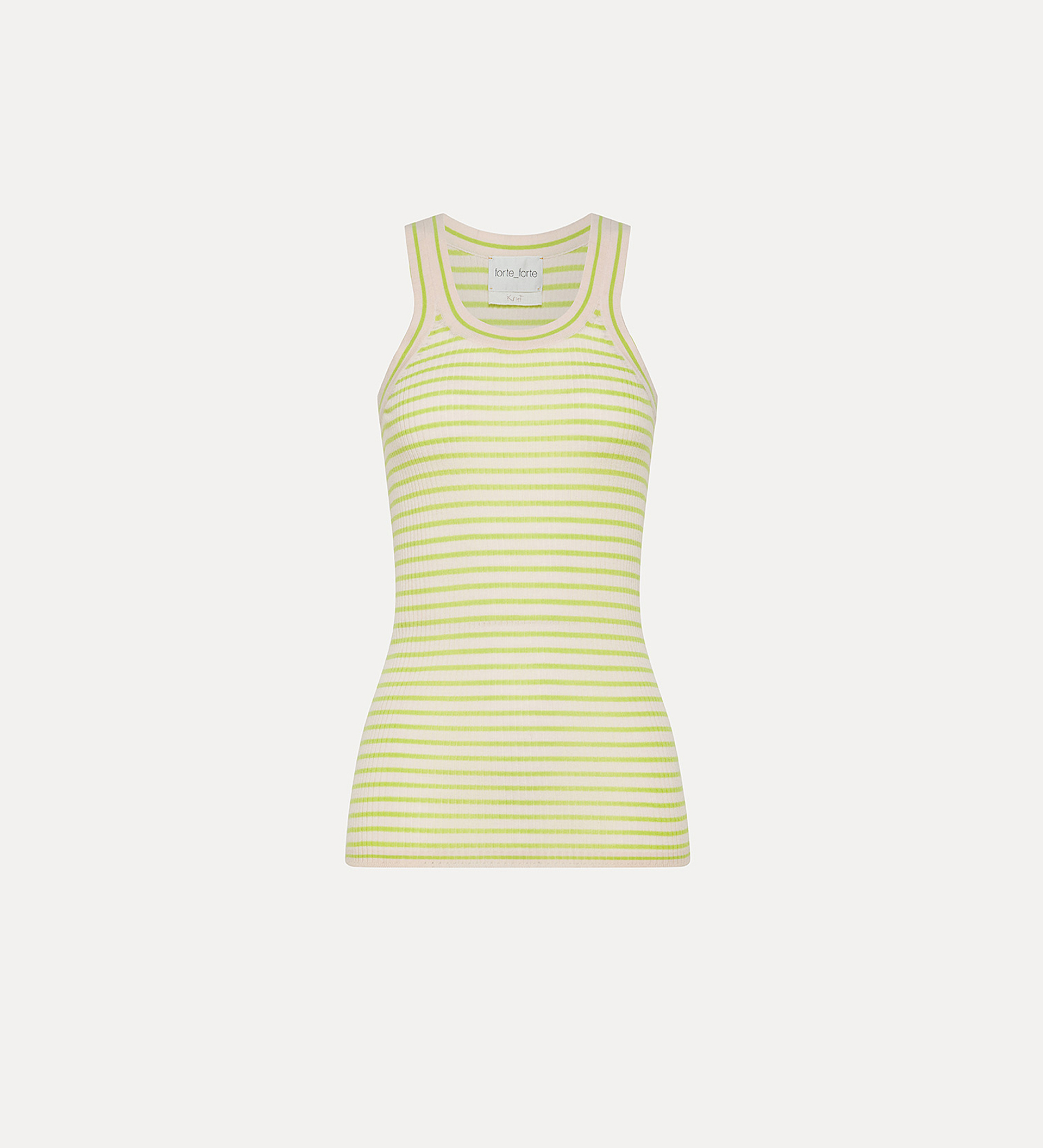 ribbed tank in merino wool | forte_forte