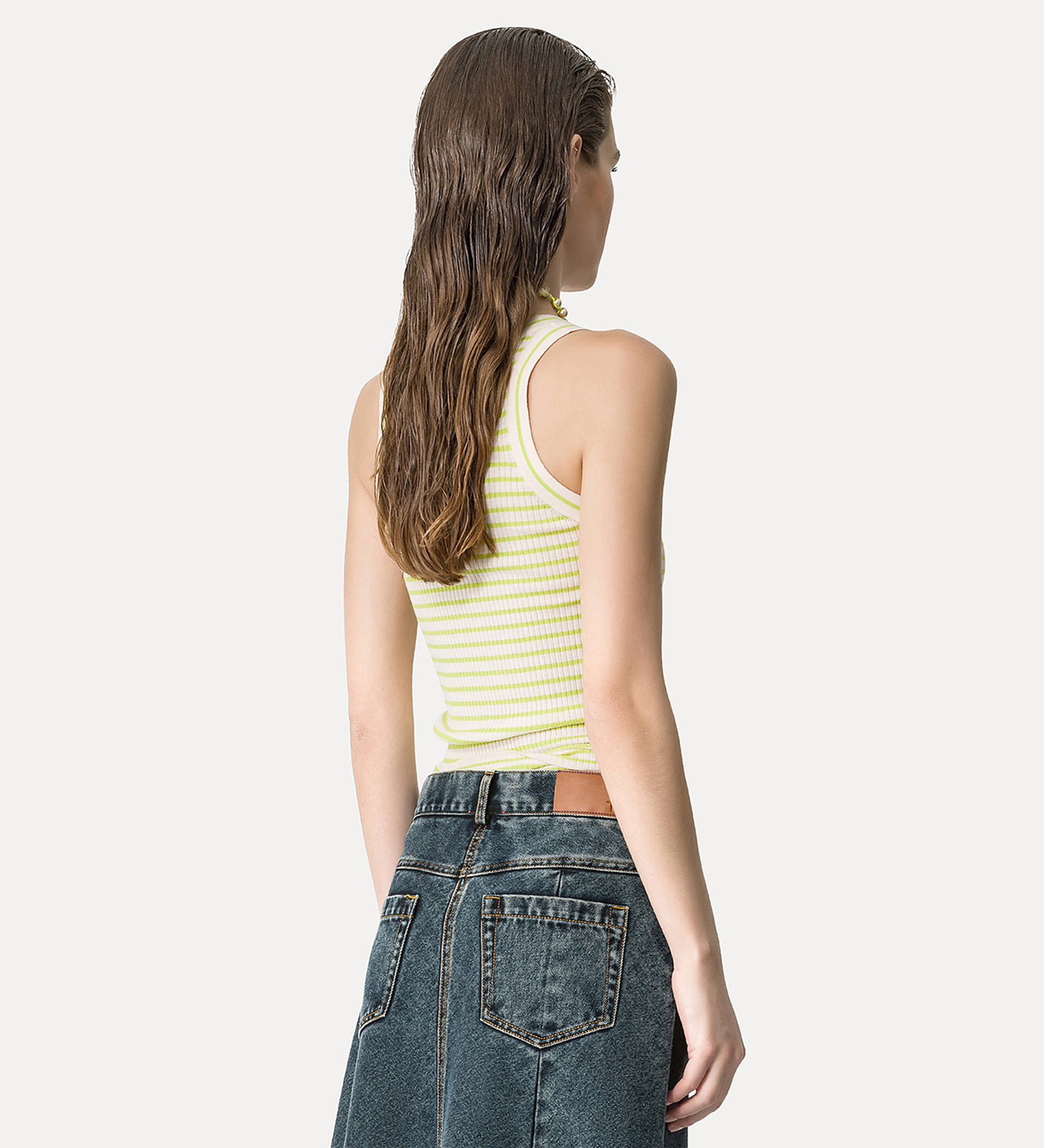 ribbed tank in merino wool | forte_forte