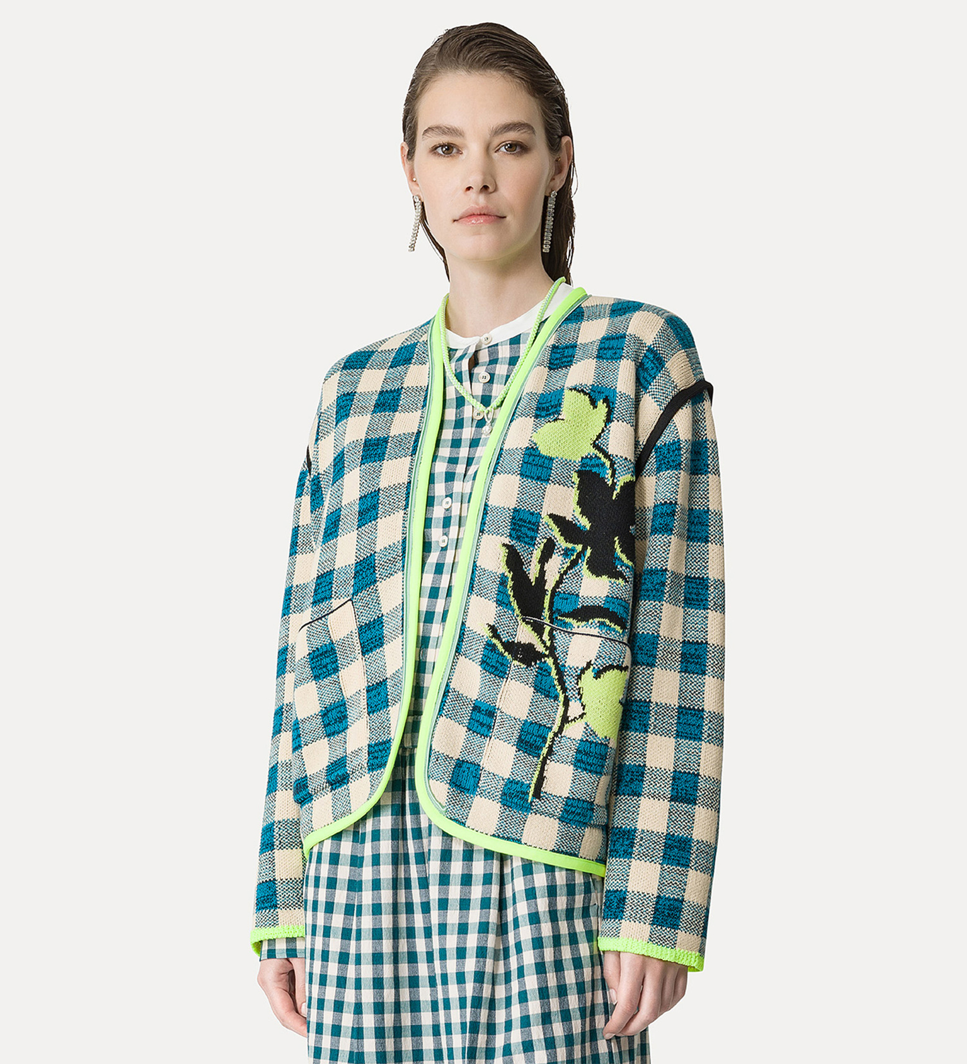 checked jacket | forte_forte