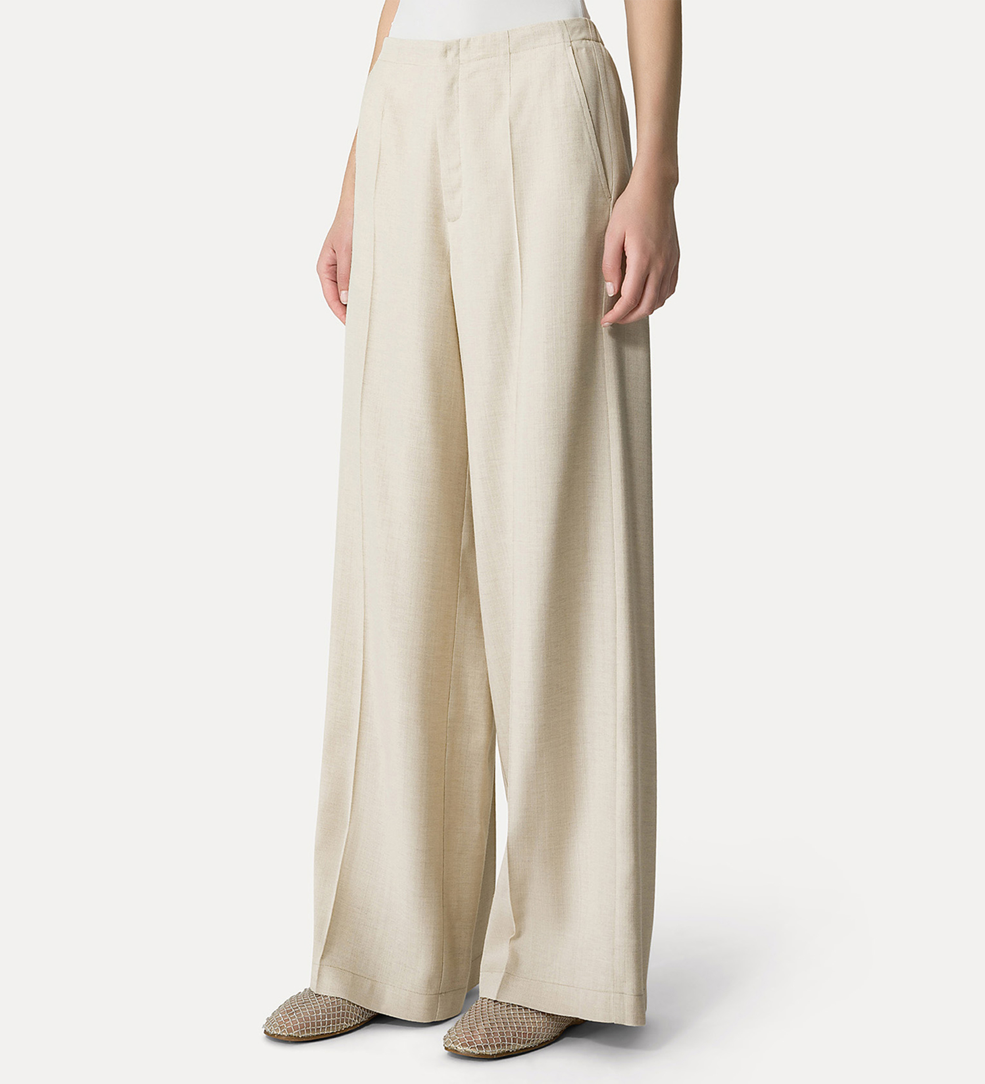 flat–front trousers | forte_forte