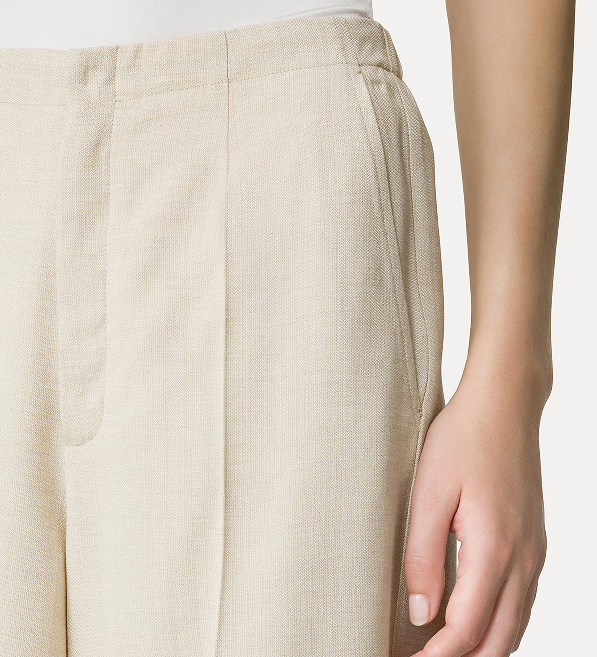 flat–front trousers | forte_forte
