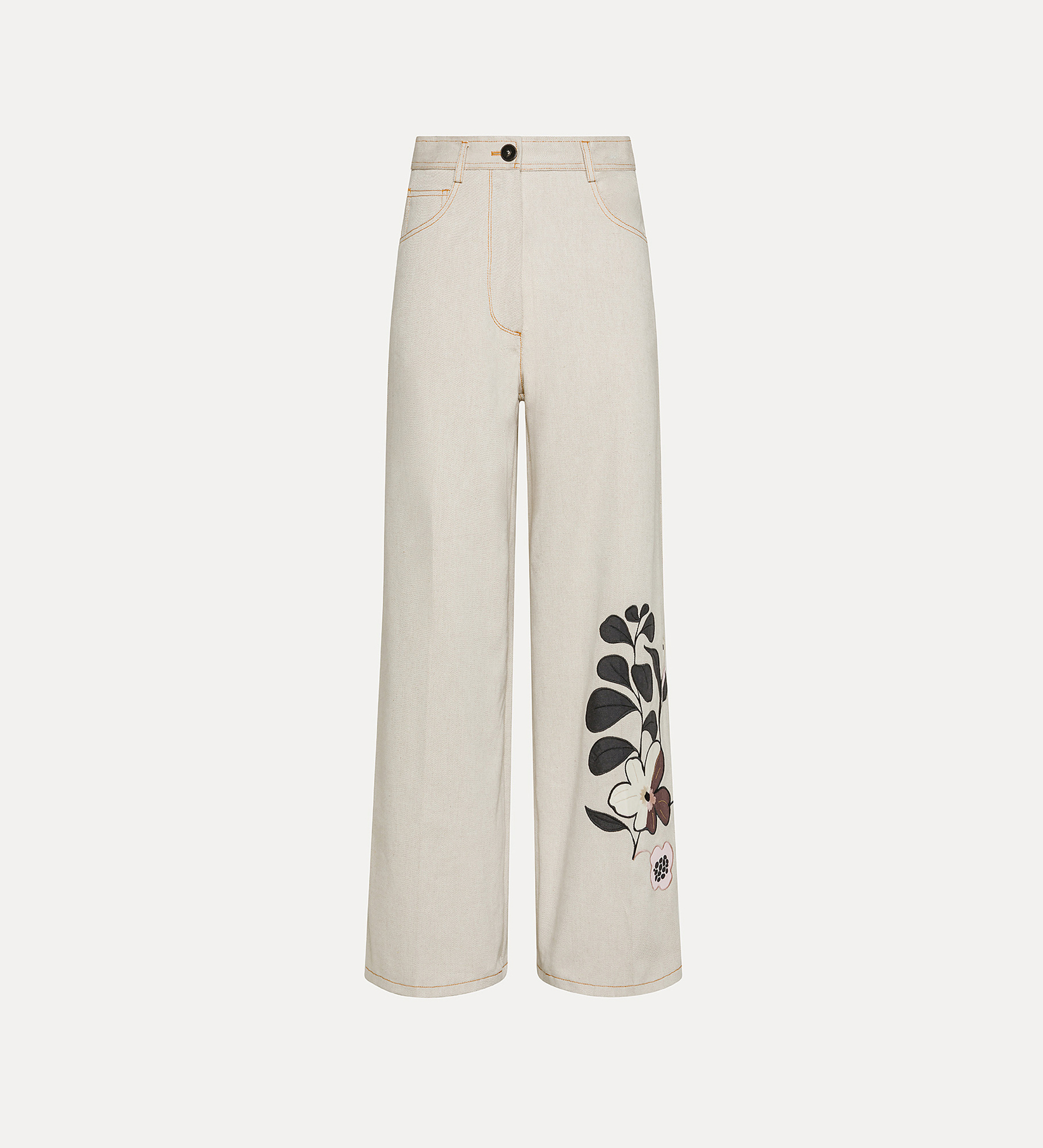 5–pocket cotton trousers | forte_forte