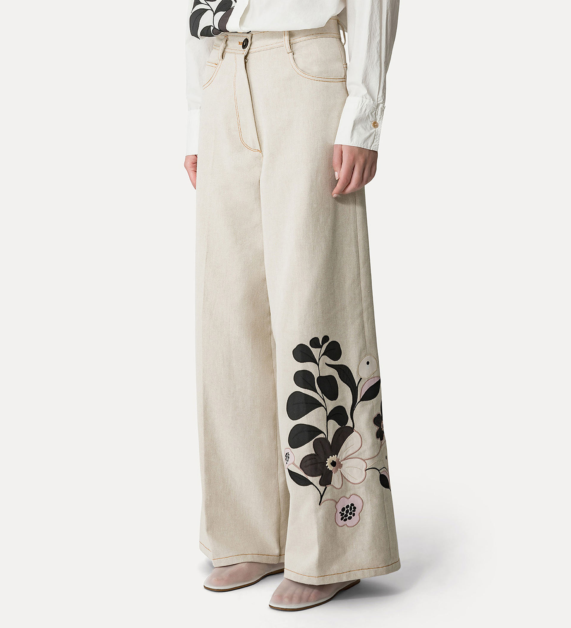5–pocket cotton trousers | forte_forte
