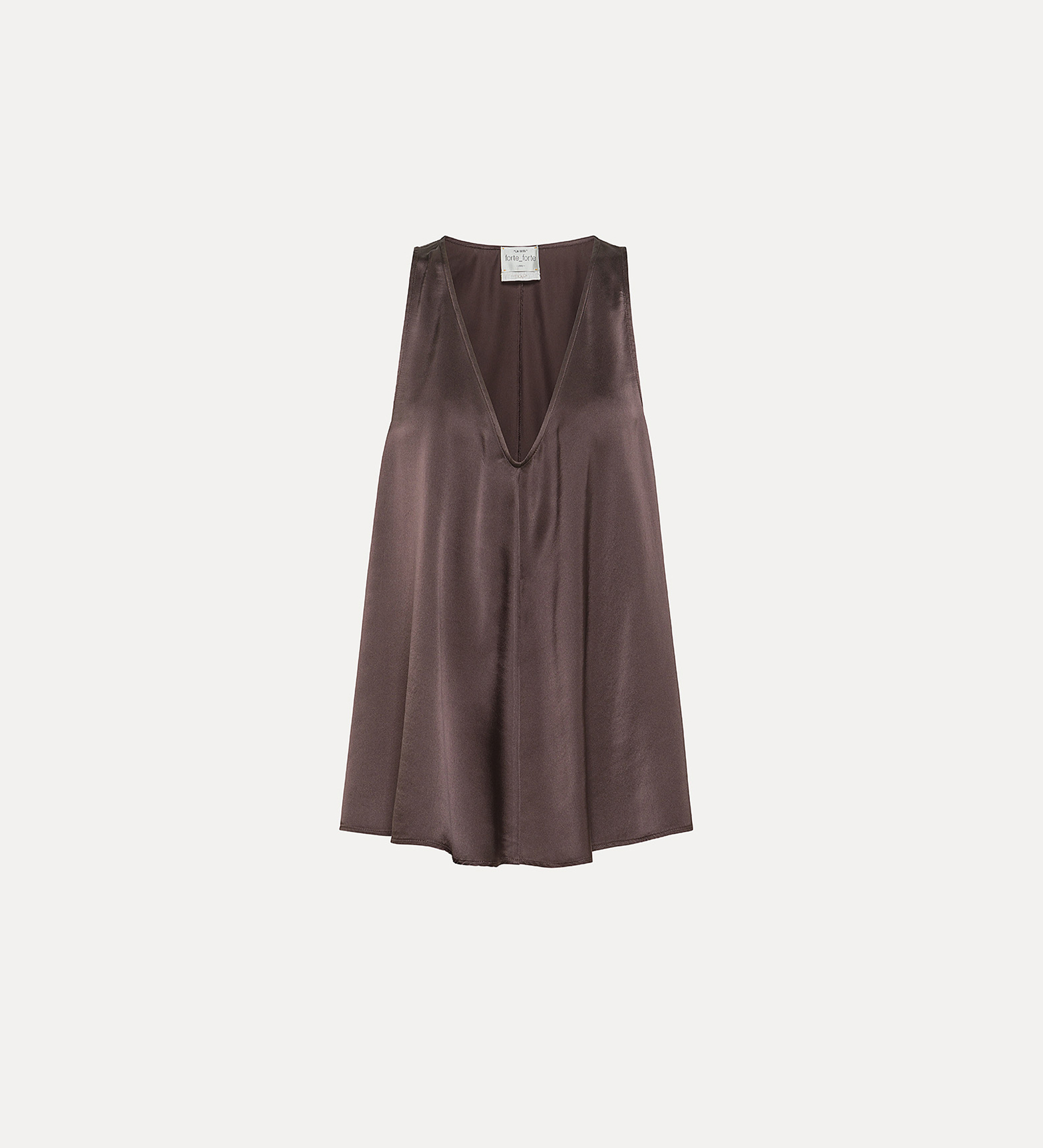 elegant top in silk satin | forte_forte
