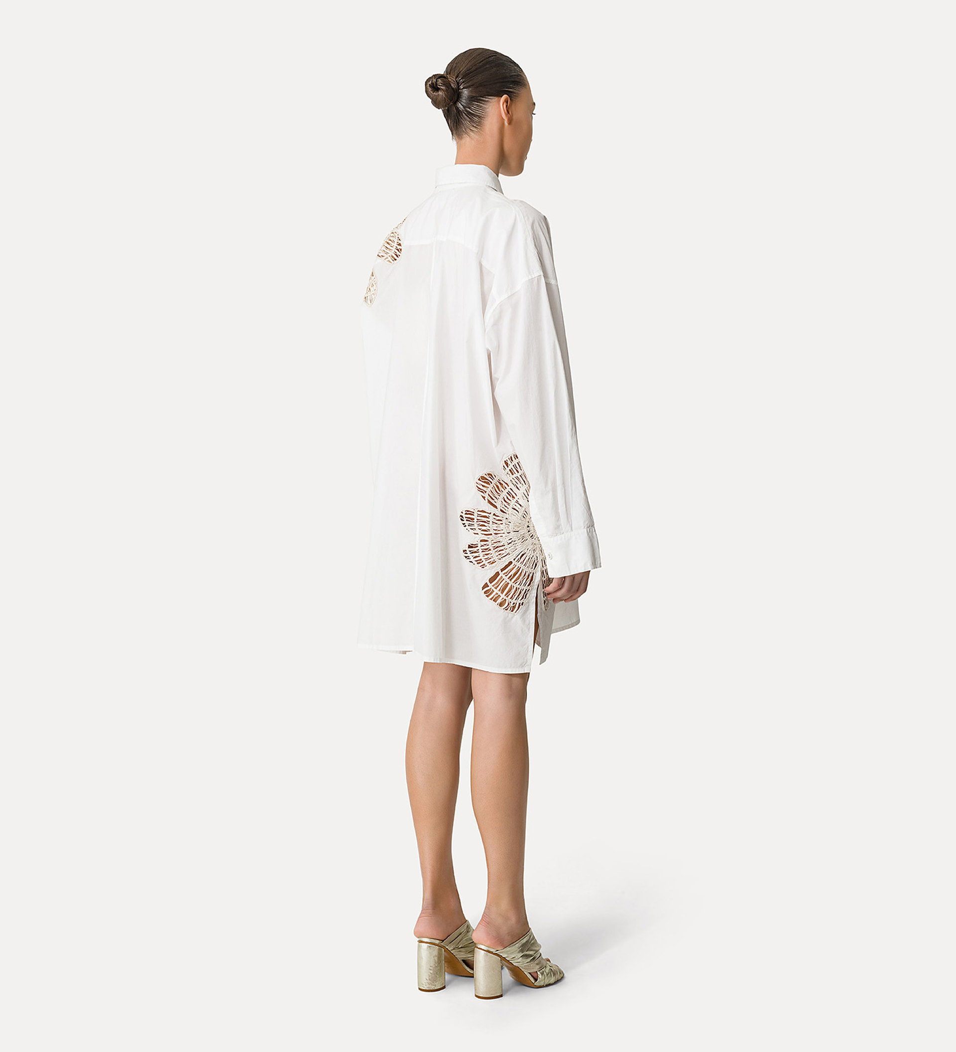 abito camicia in popeline | forte_forte