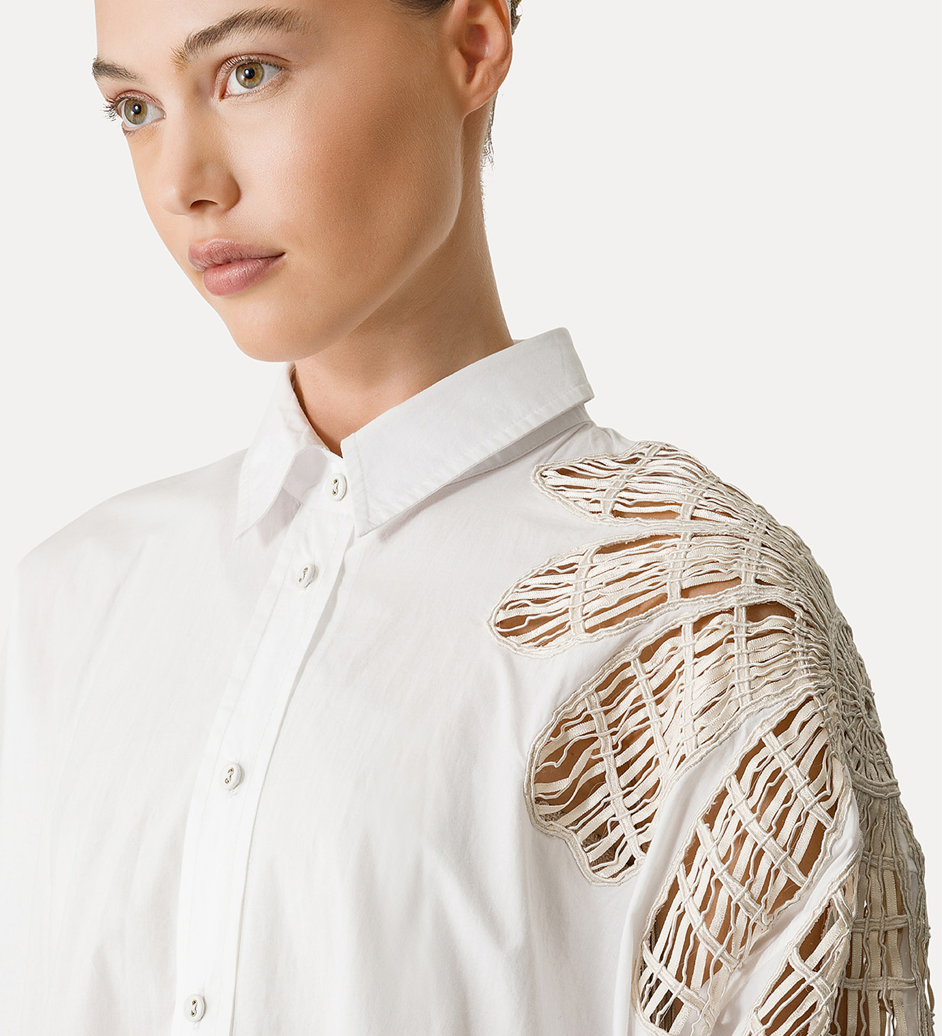 abito camicia in popeline | forte_forte
