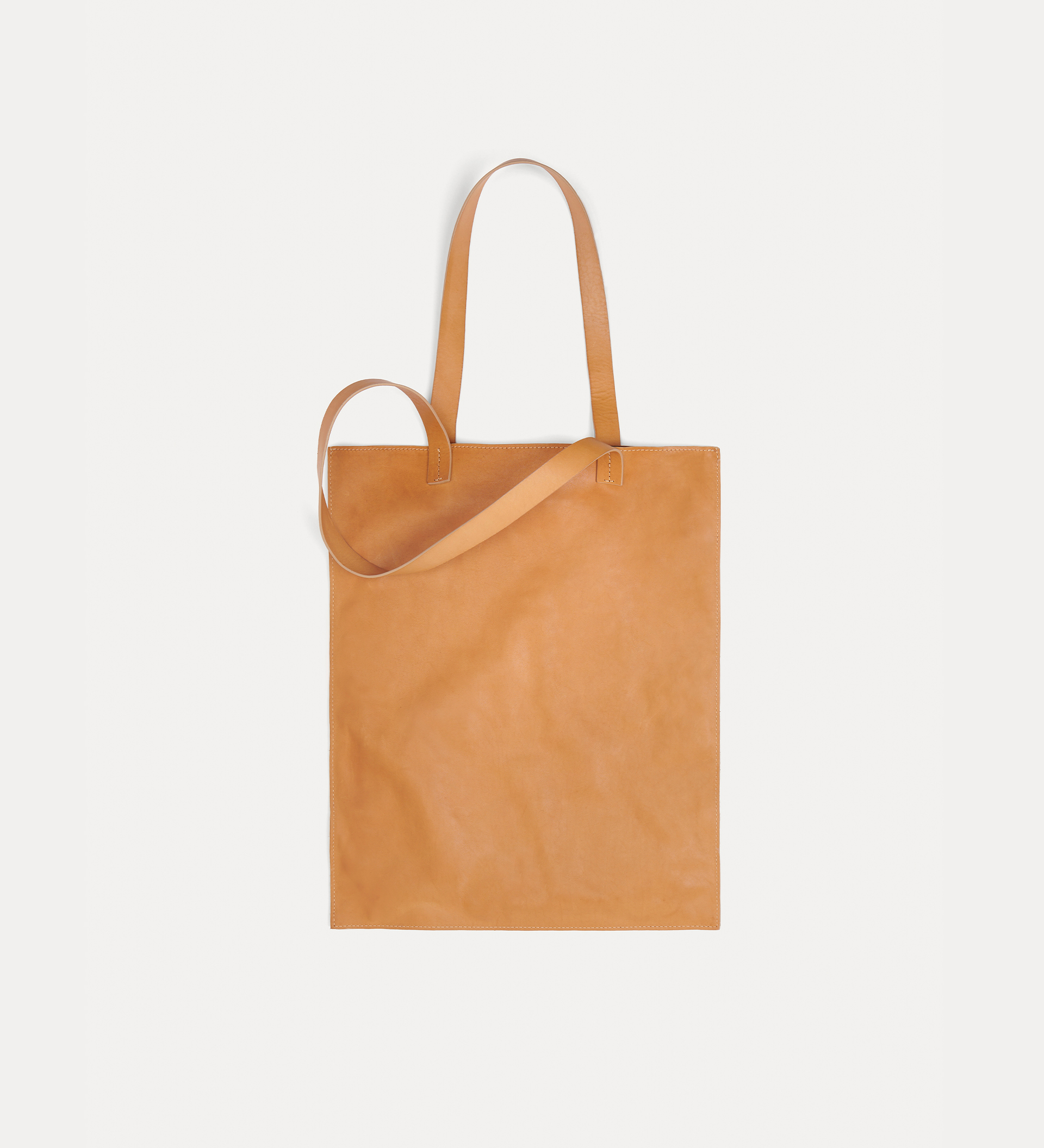 shopper in leather and crochetwork | forte_forte
