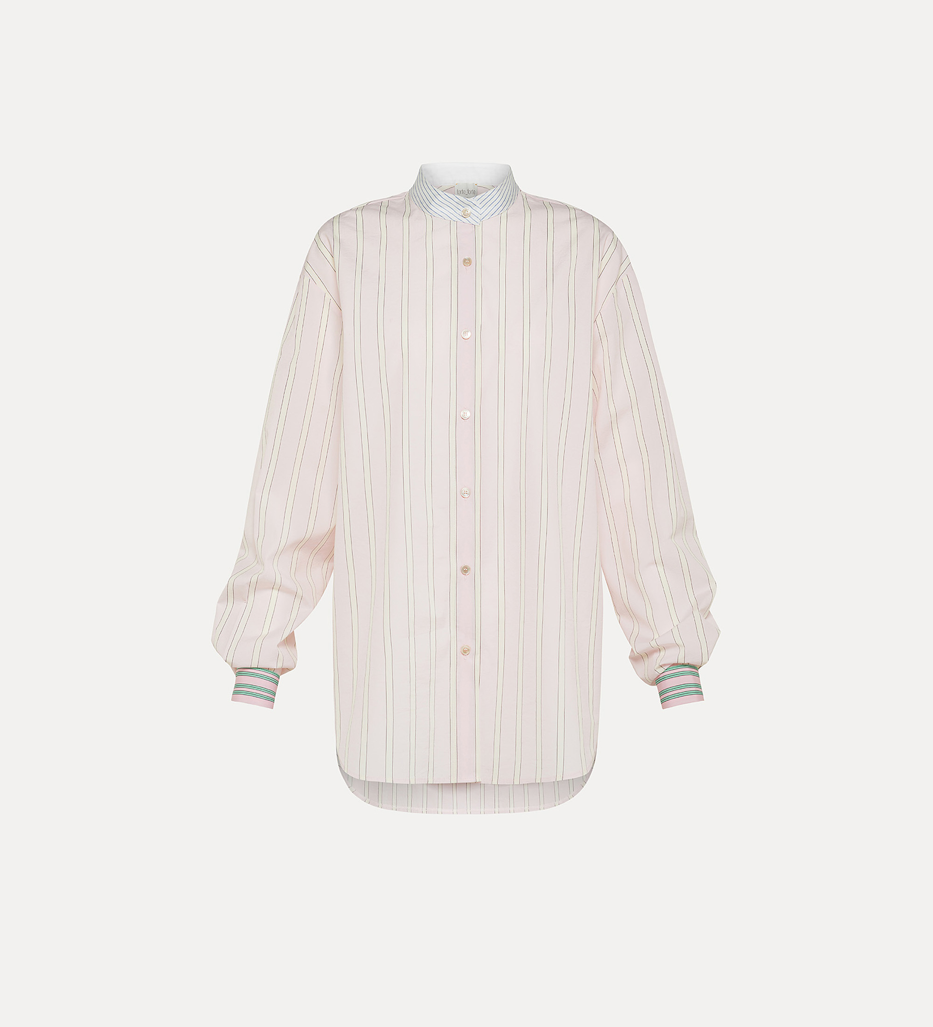 camicia serafino a righe | forte_forte