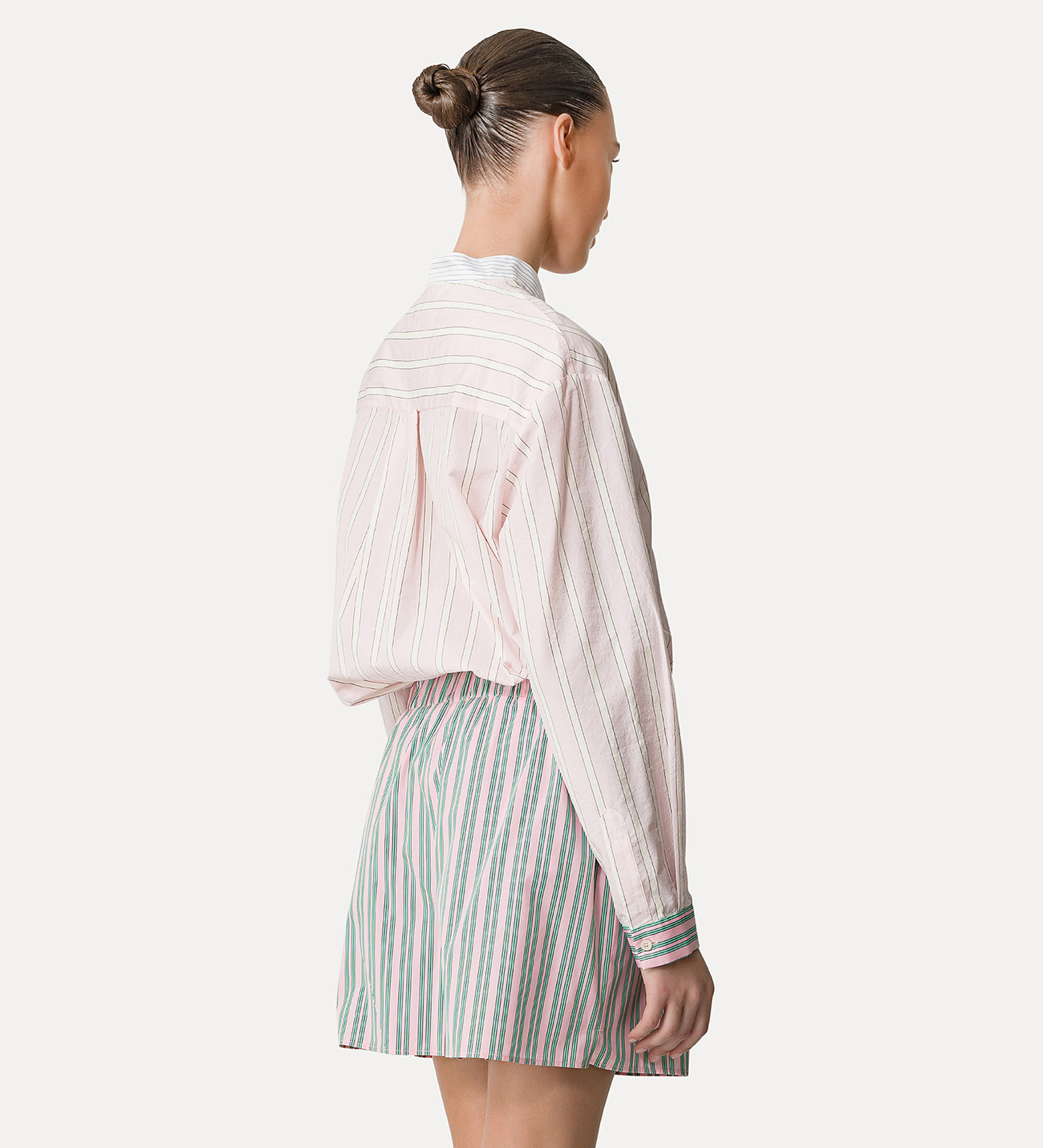 camicia serafino a righe | forte_forte