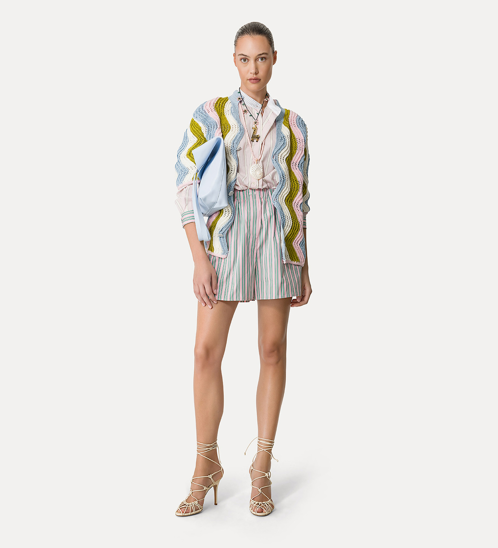 camicia serafino a righe | forte_forte