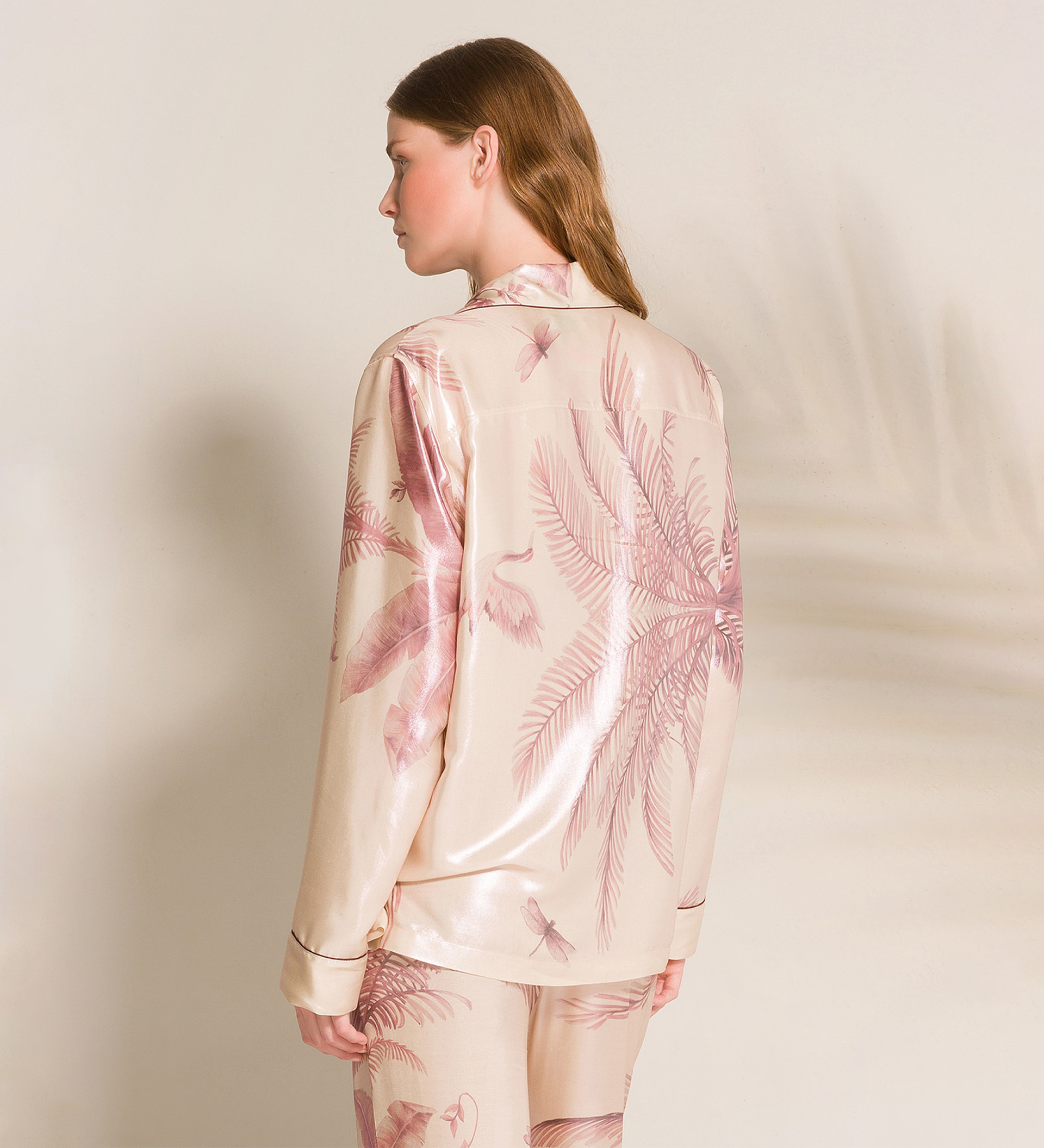 veste de pyjama en lamè “eden” | forte_forte