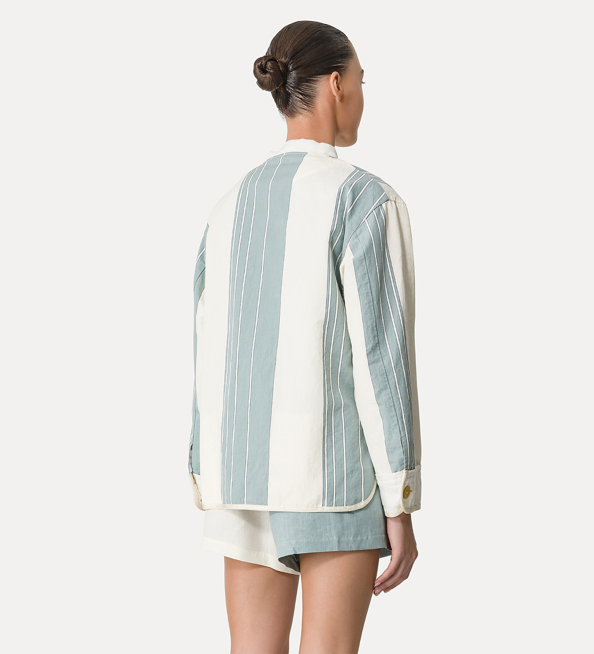 veste de travail en coton et lin | forte_forte