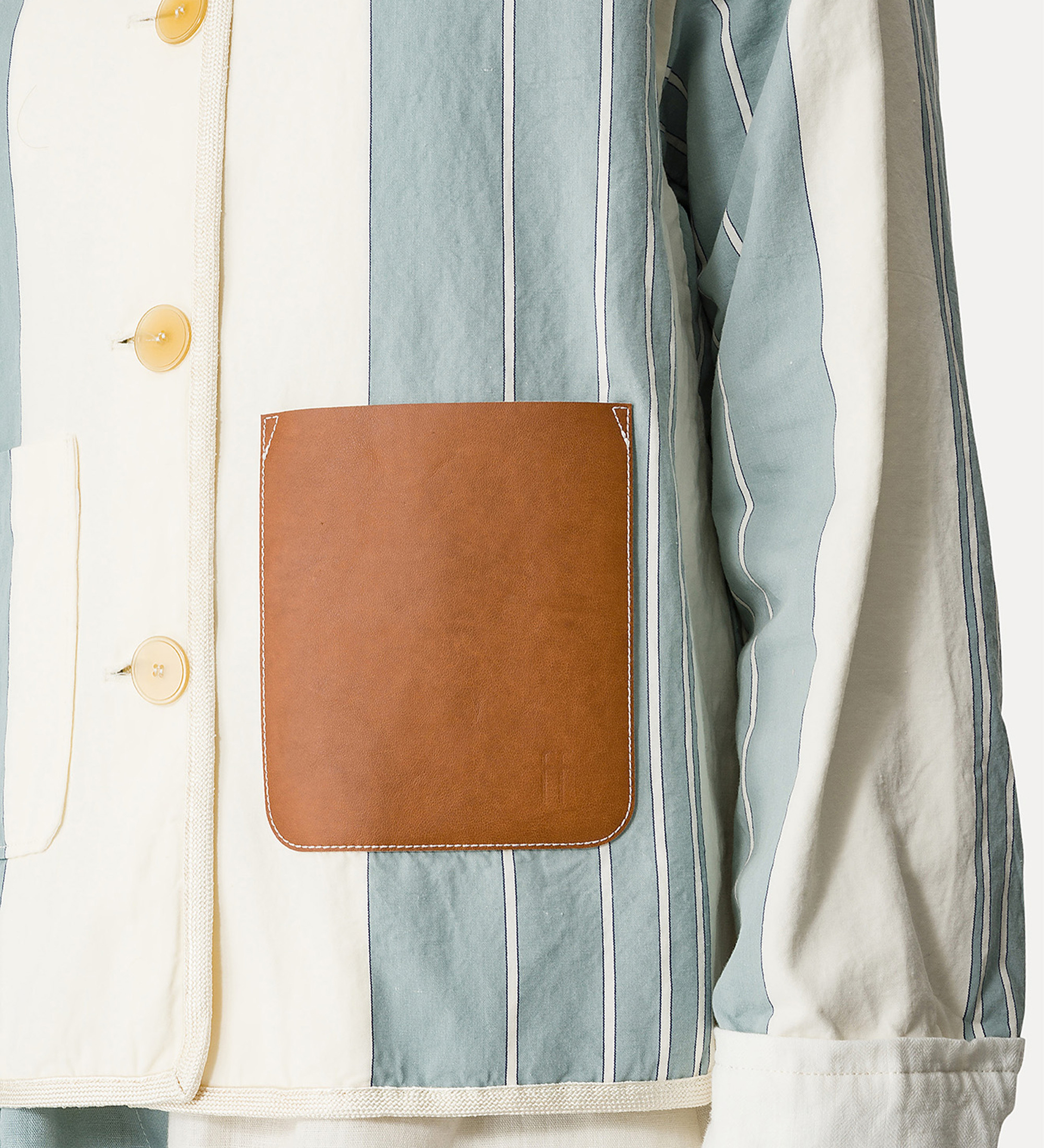 veste de travail en coton et lin | forte_forte
