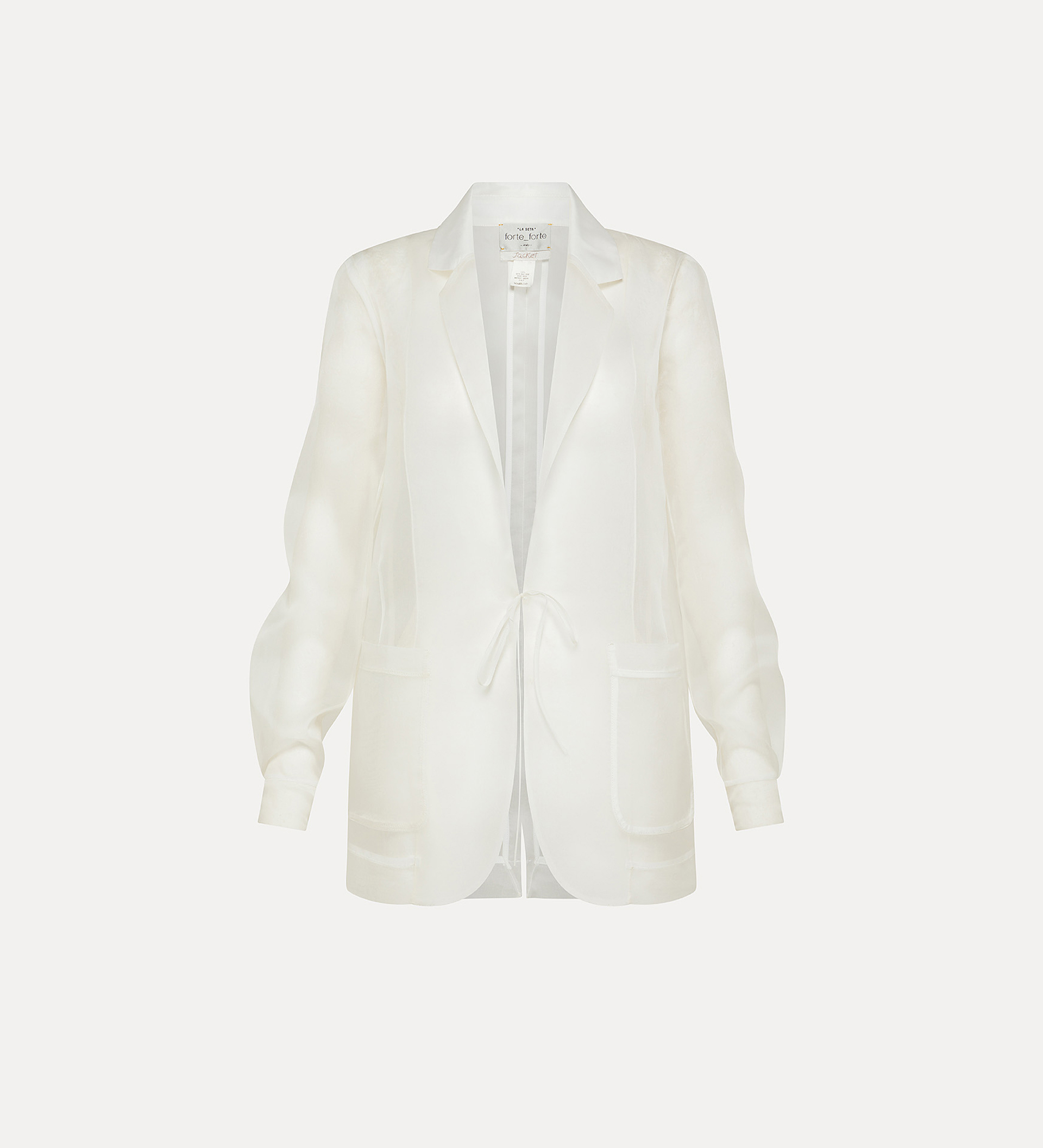jacket in silk organza | forte_forte