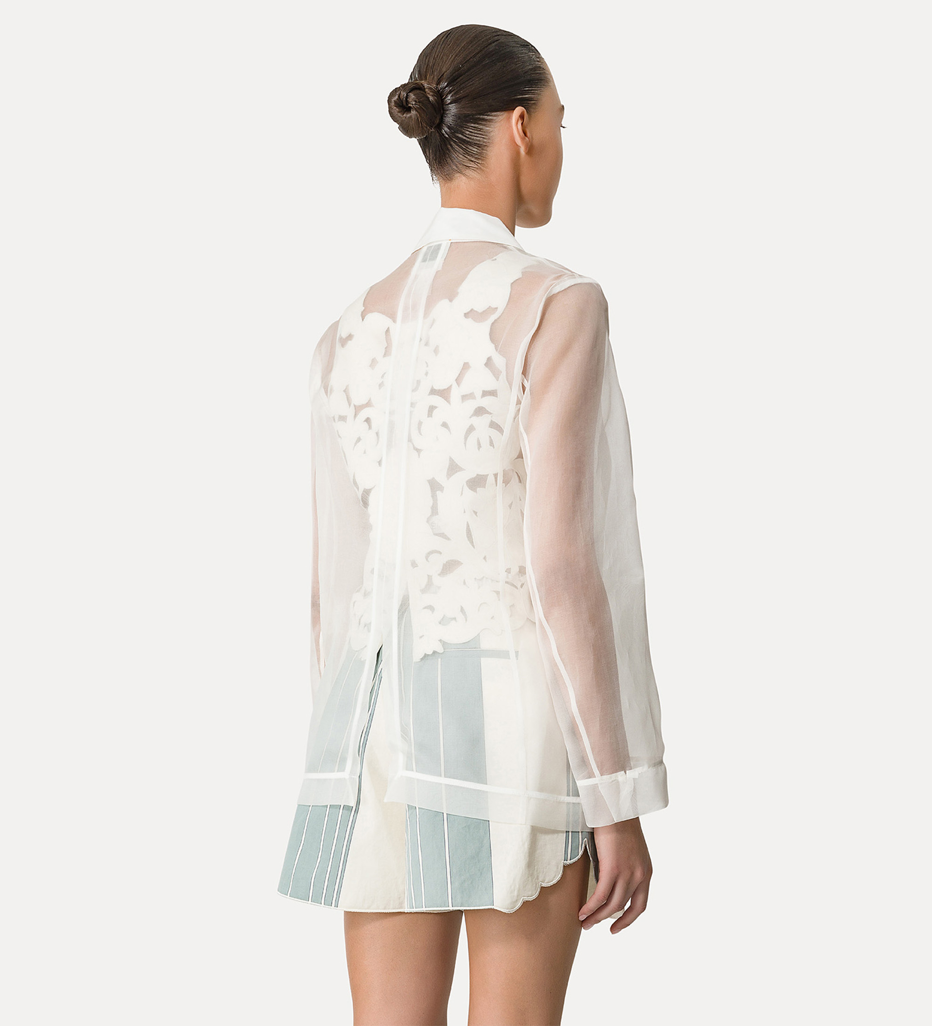 jacket in silk organza | forte_forte