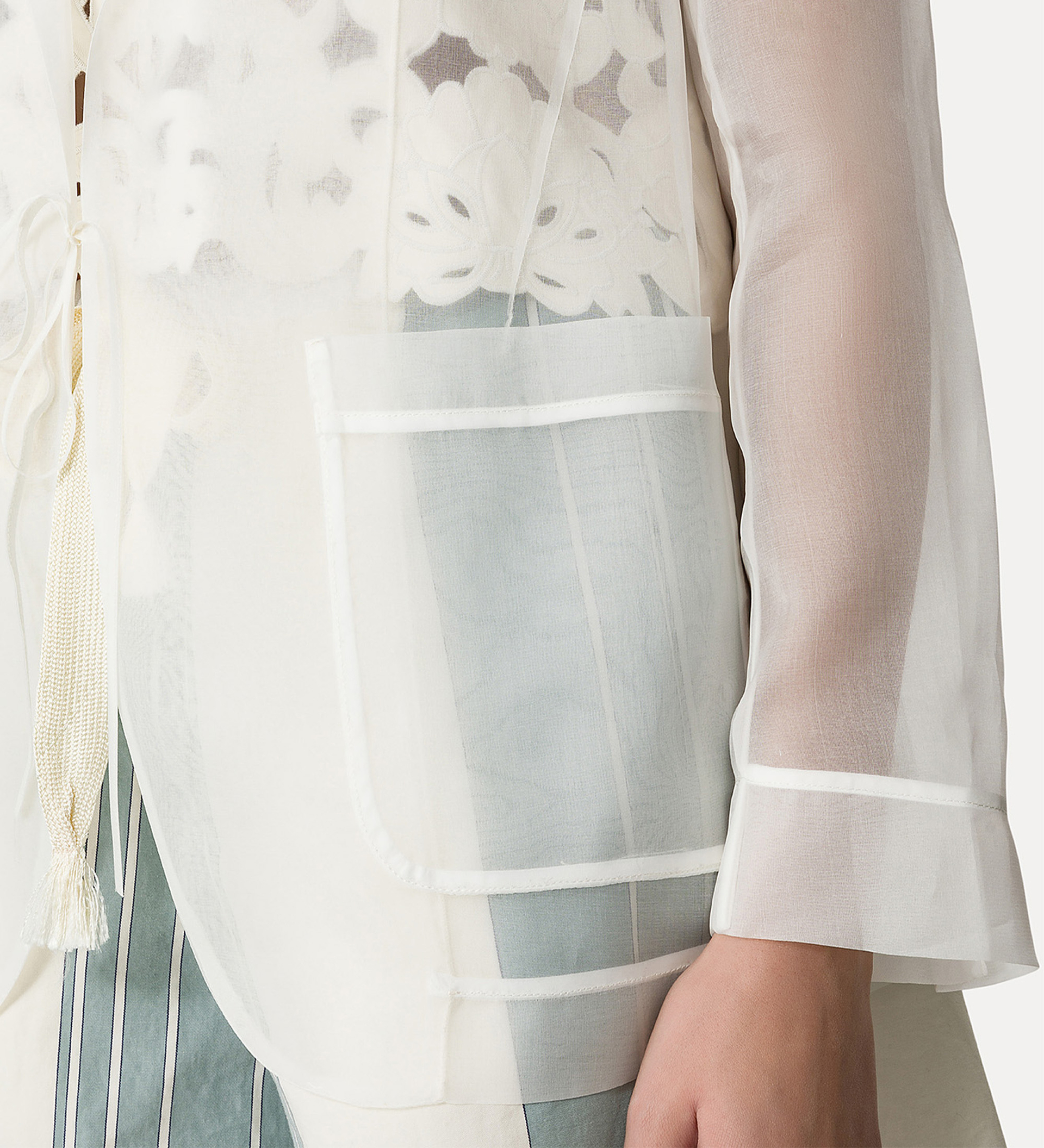 jacket in silk organza | forte_forte