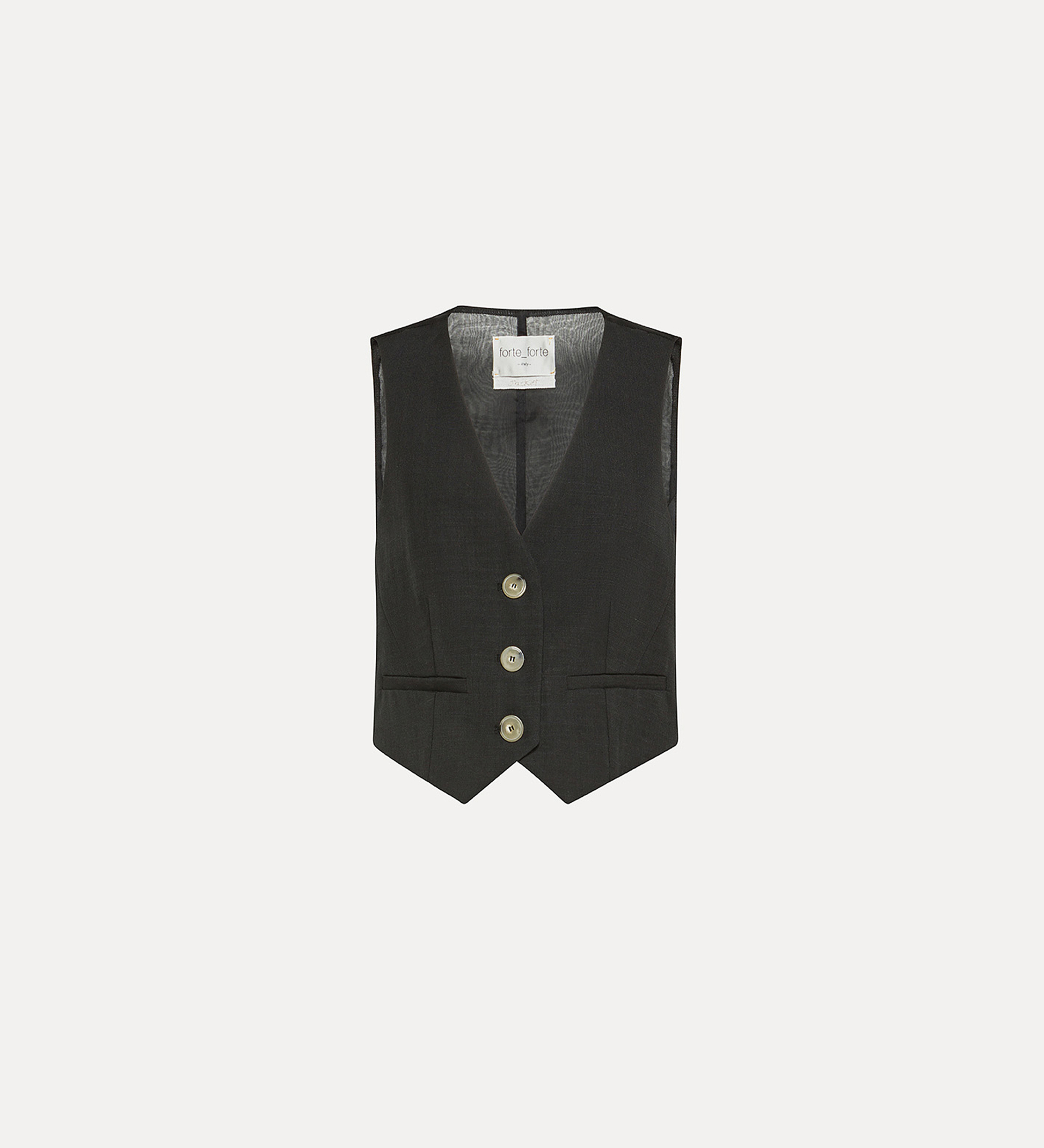 fil–à–fil vest for women | forte_forte