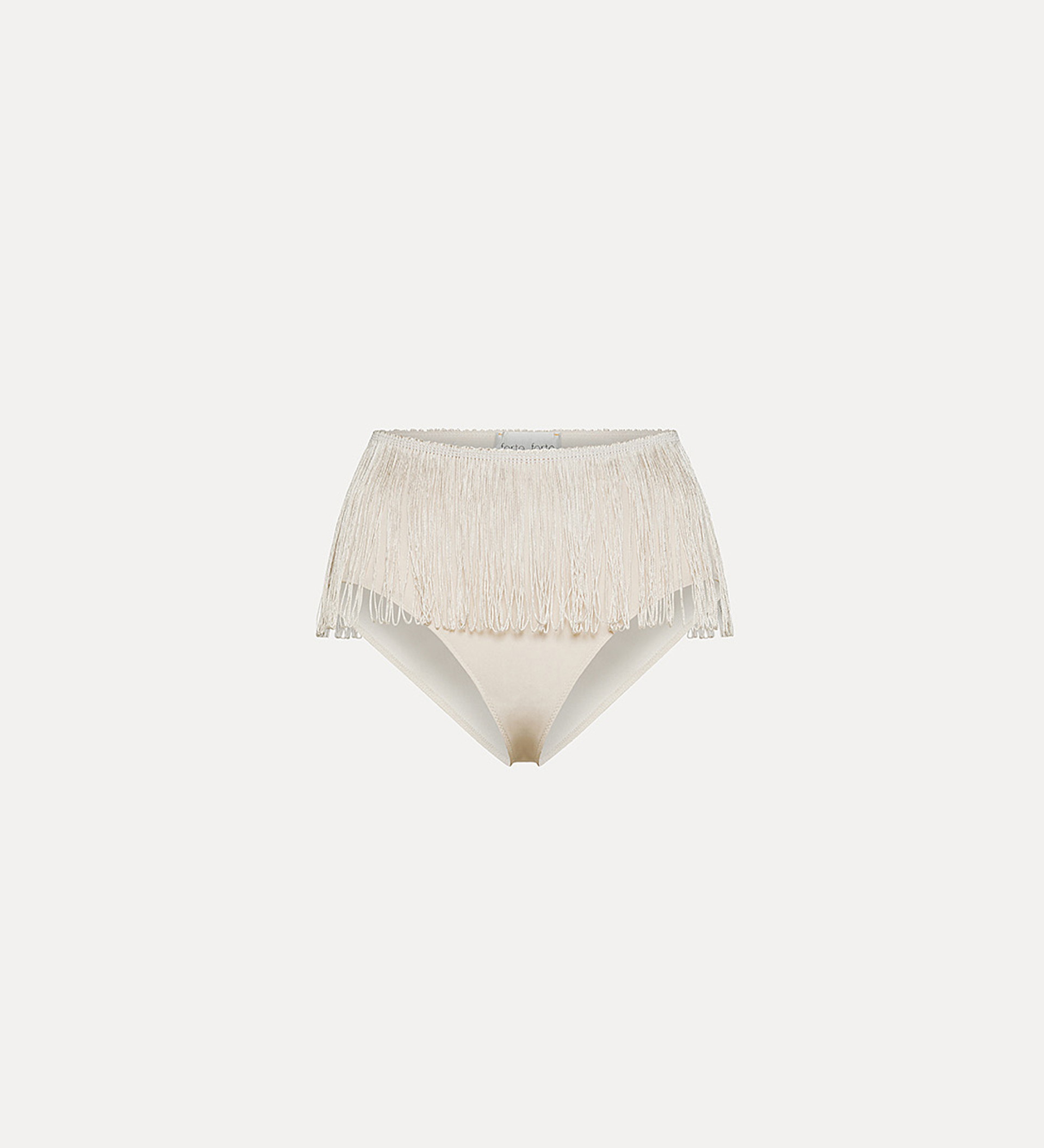 high–waist briefs with fringing | forte_forte