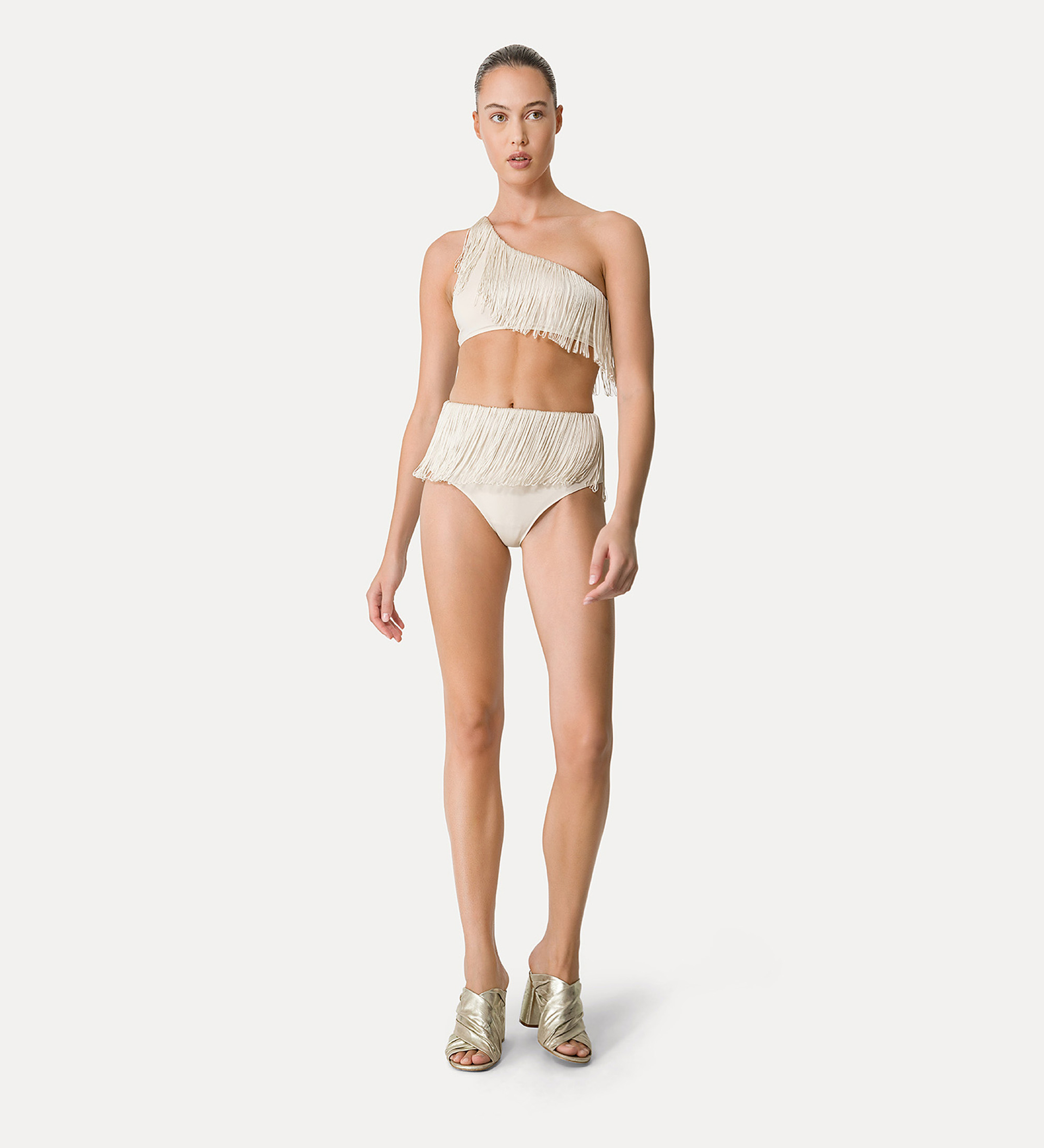 high–waist briefs with fringing | forte_forte