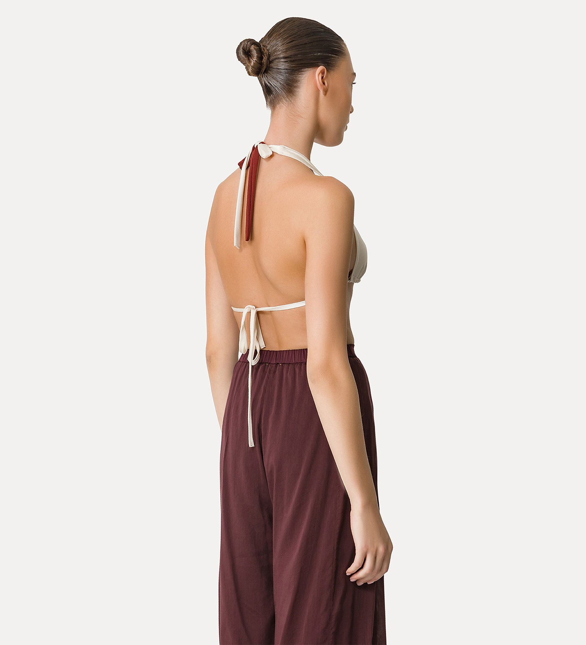 haut de bikini en jersey color block | forte_forte