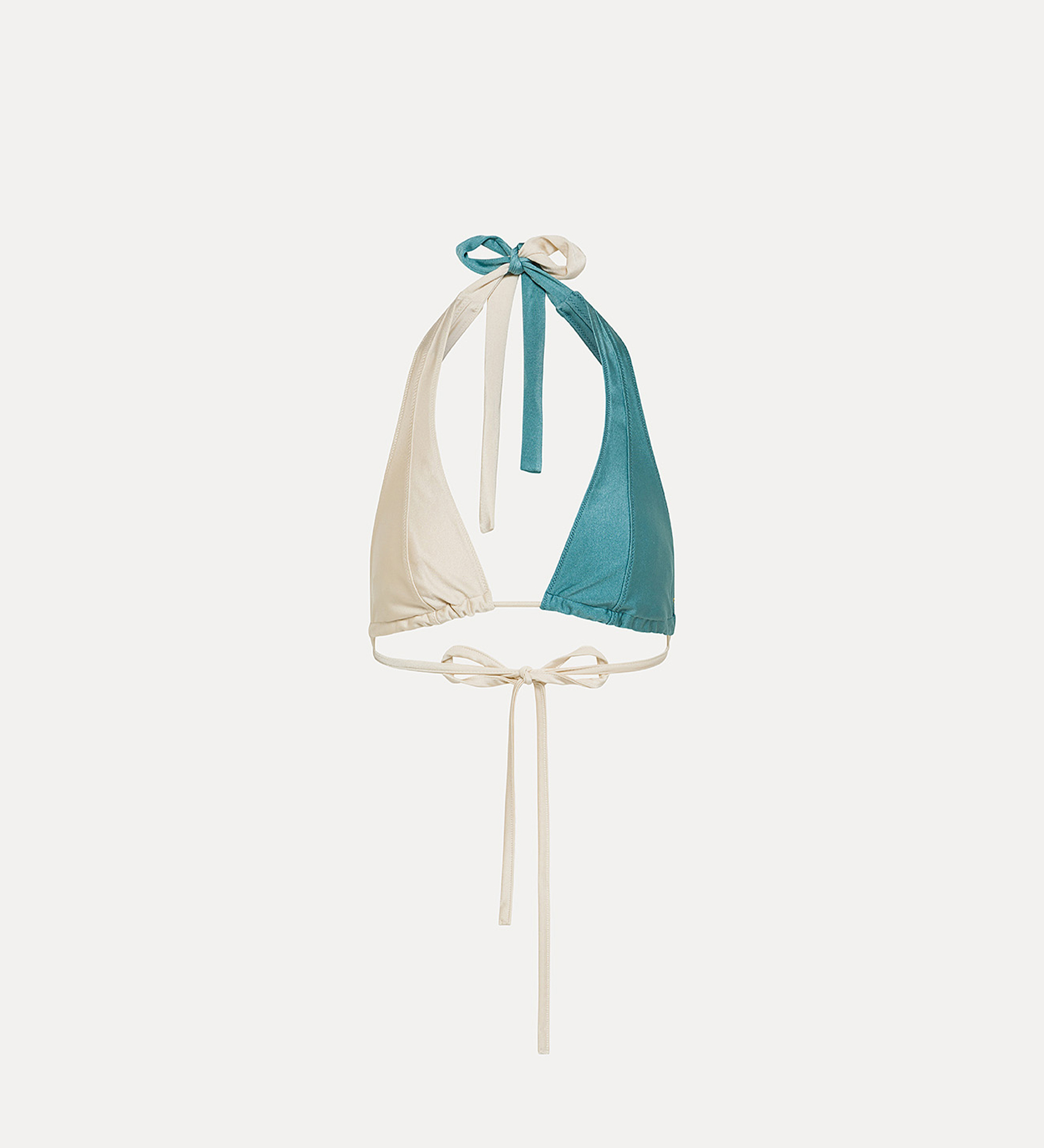 bikini top in colour–block jersey | forte_forte