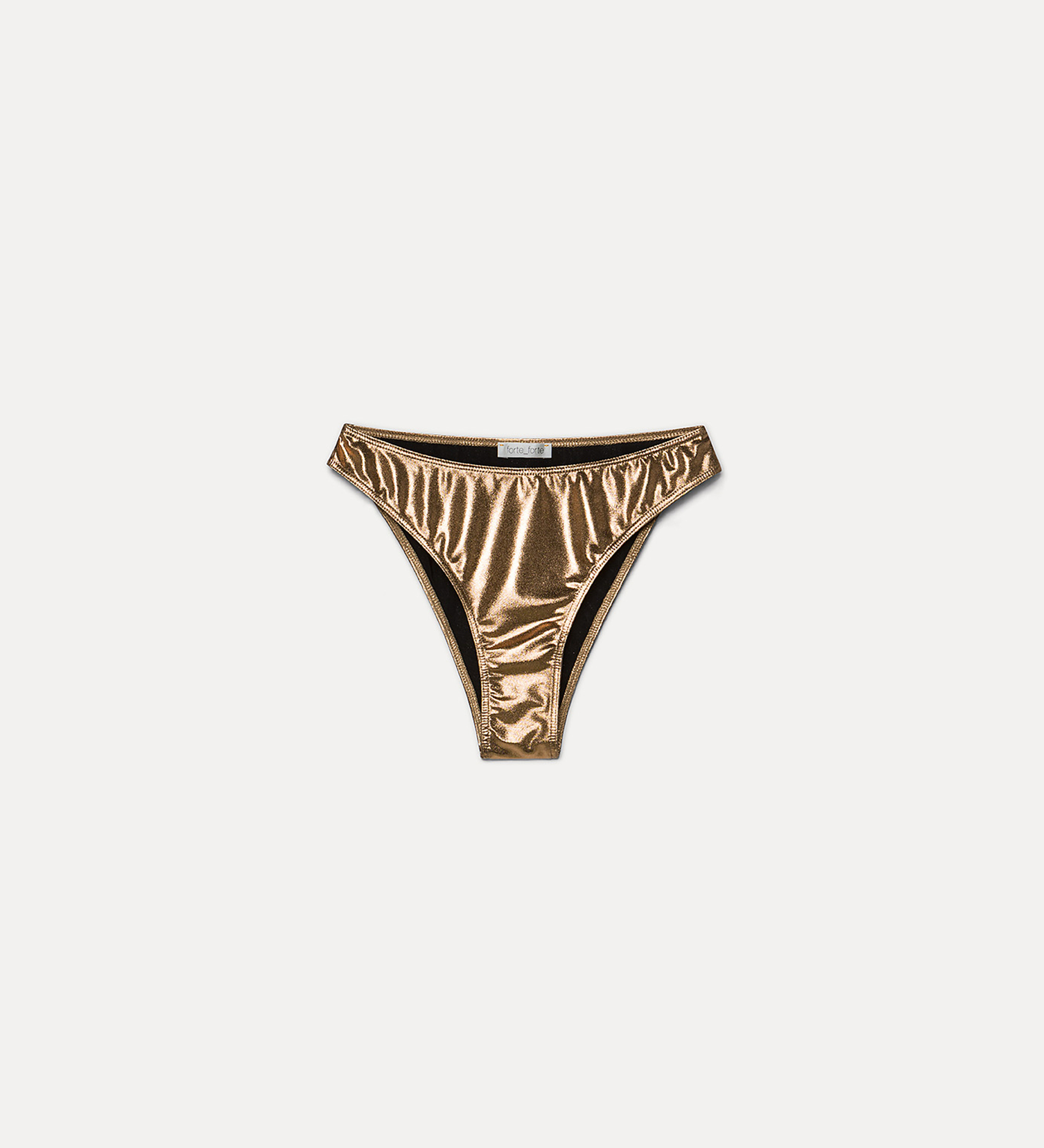 lamé bikini bottoms | forte_forte