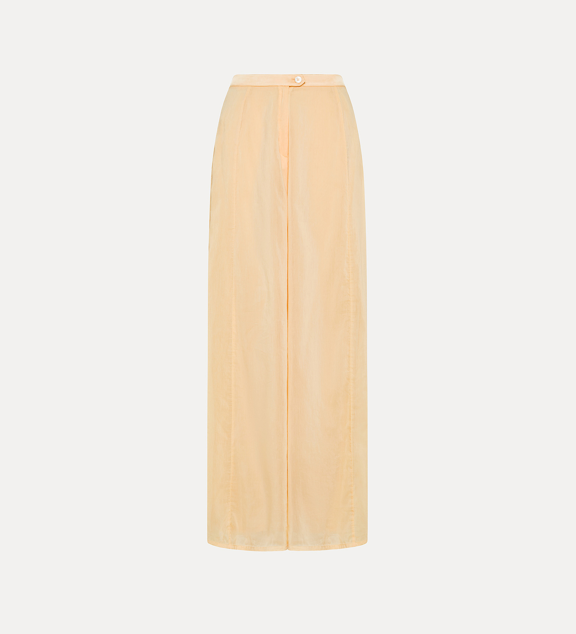 pantaloni flared in voile di cotone e seta | forte_forte