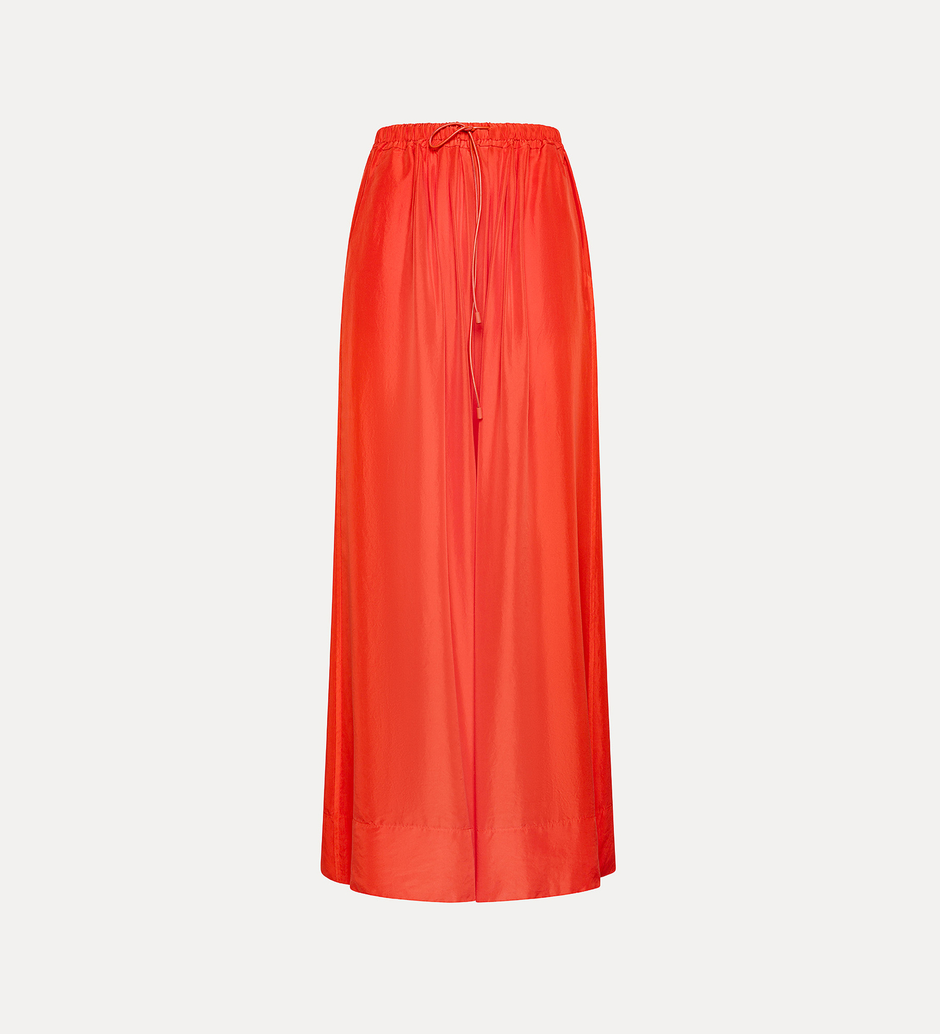 pantalon en soie avec cordon coulissant | forte_forte