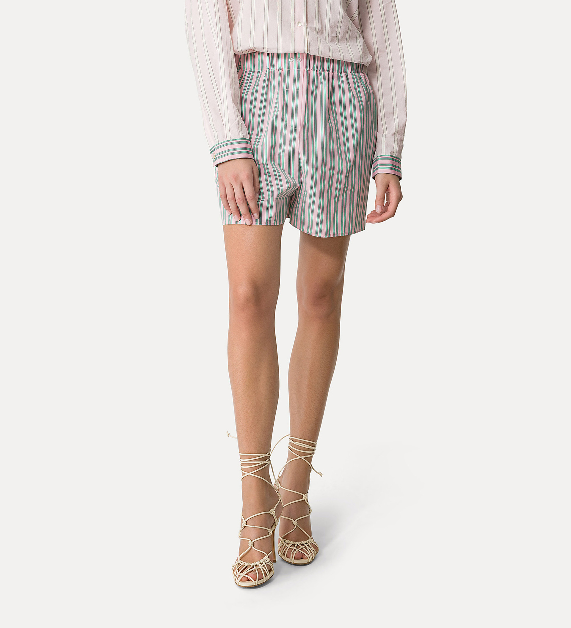 short pour femme en popeline | forte_forte