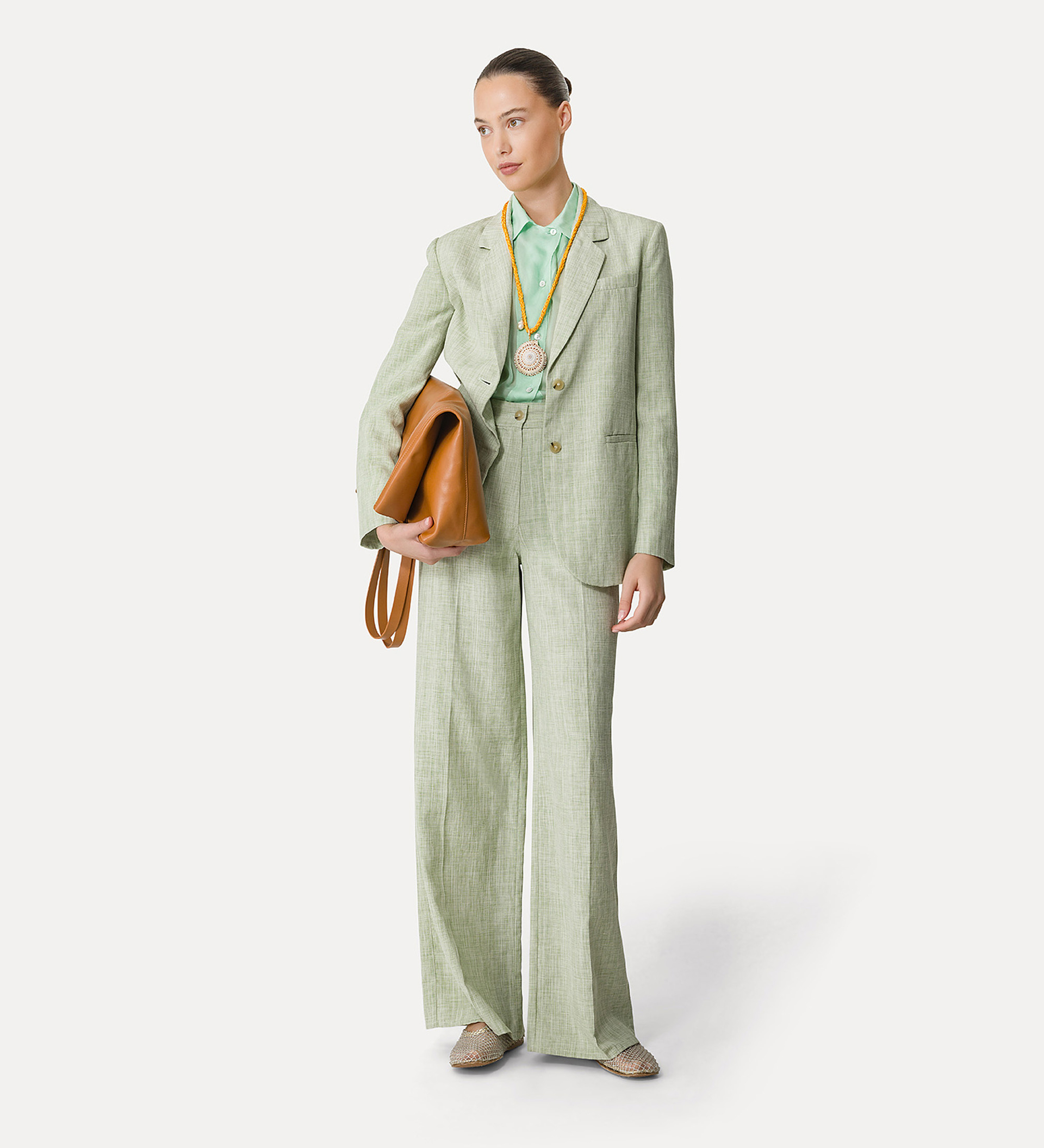 5–pocket fil–à–fil trousers for women | forte_forte