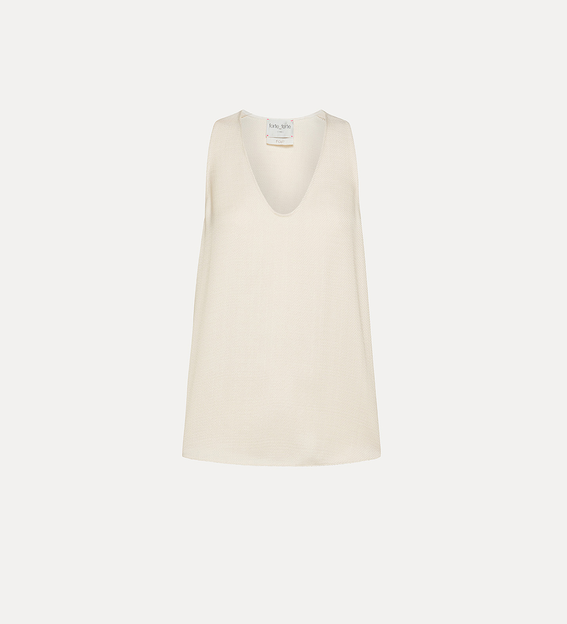 slub viscose top | forte_forte