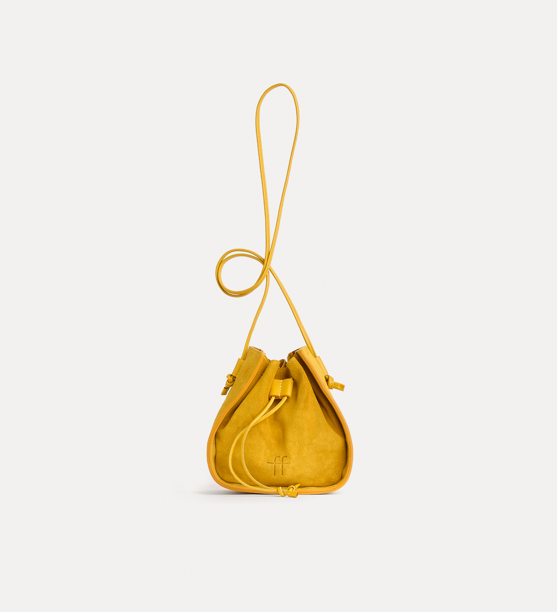 small “my musa” bucket bag in suede | forte_forte