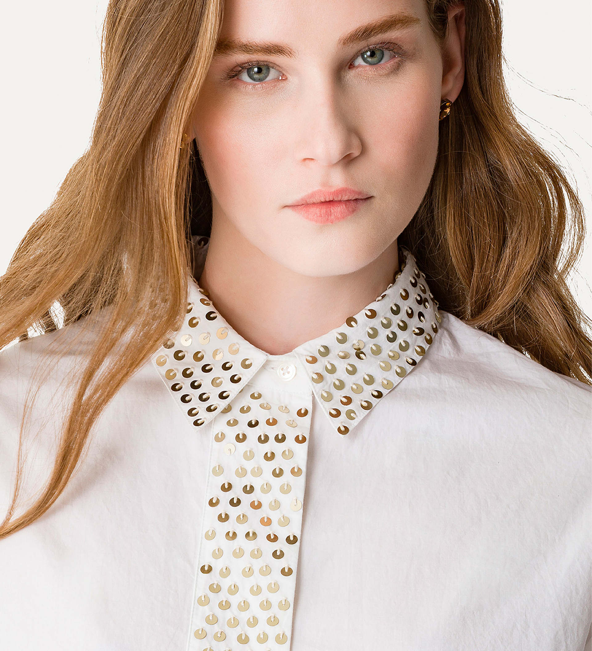 poplin shirt with “petites étoile” embroidery | forte_forte