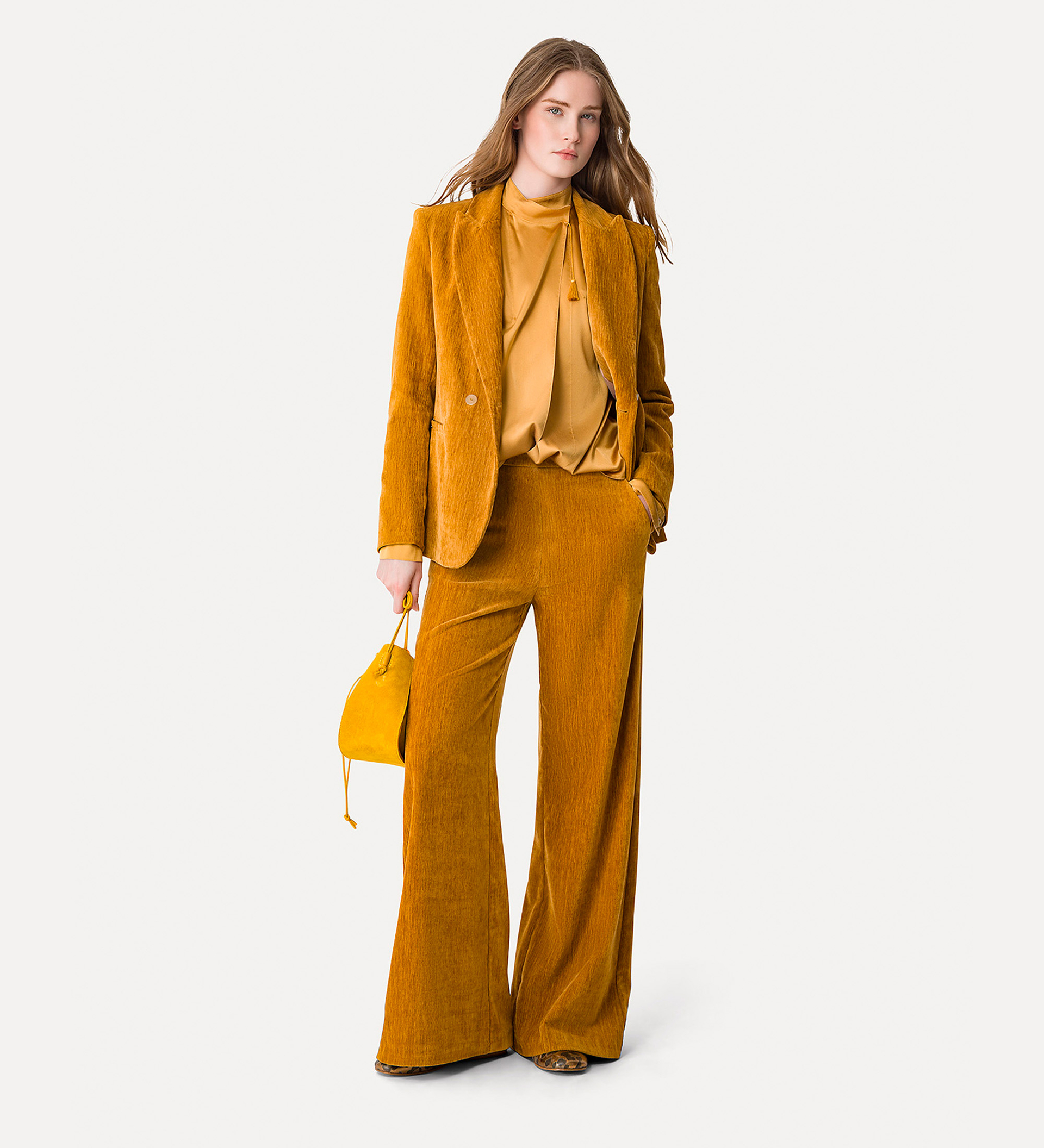 kimono shirt in stretch silk satin | forte_forte