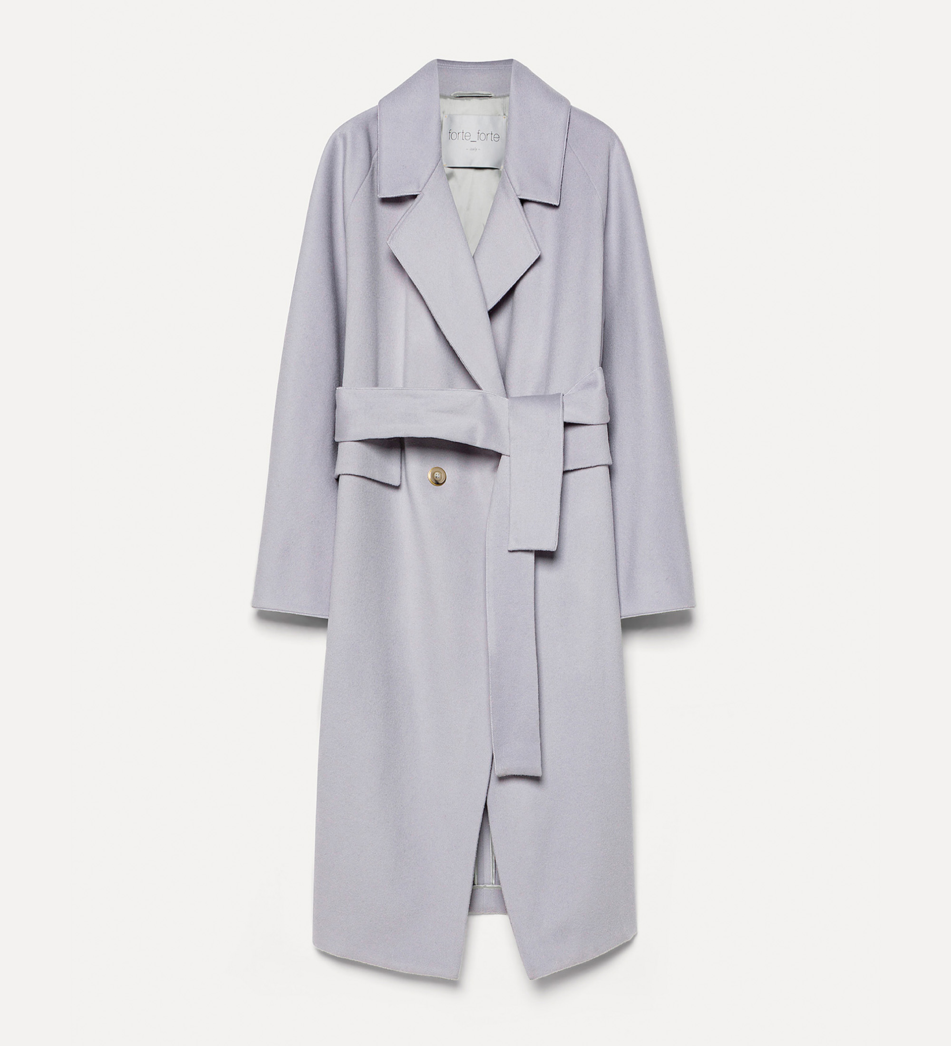 midi coat in wool and cashmere | forte_forte