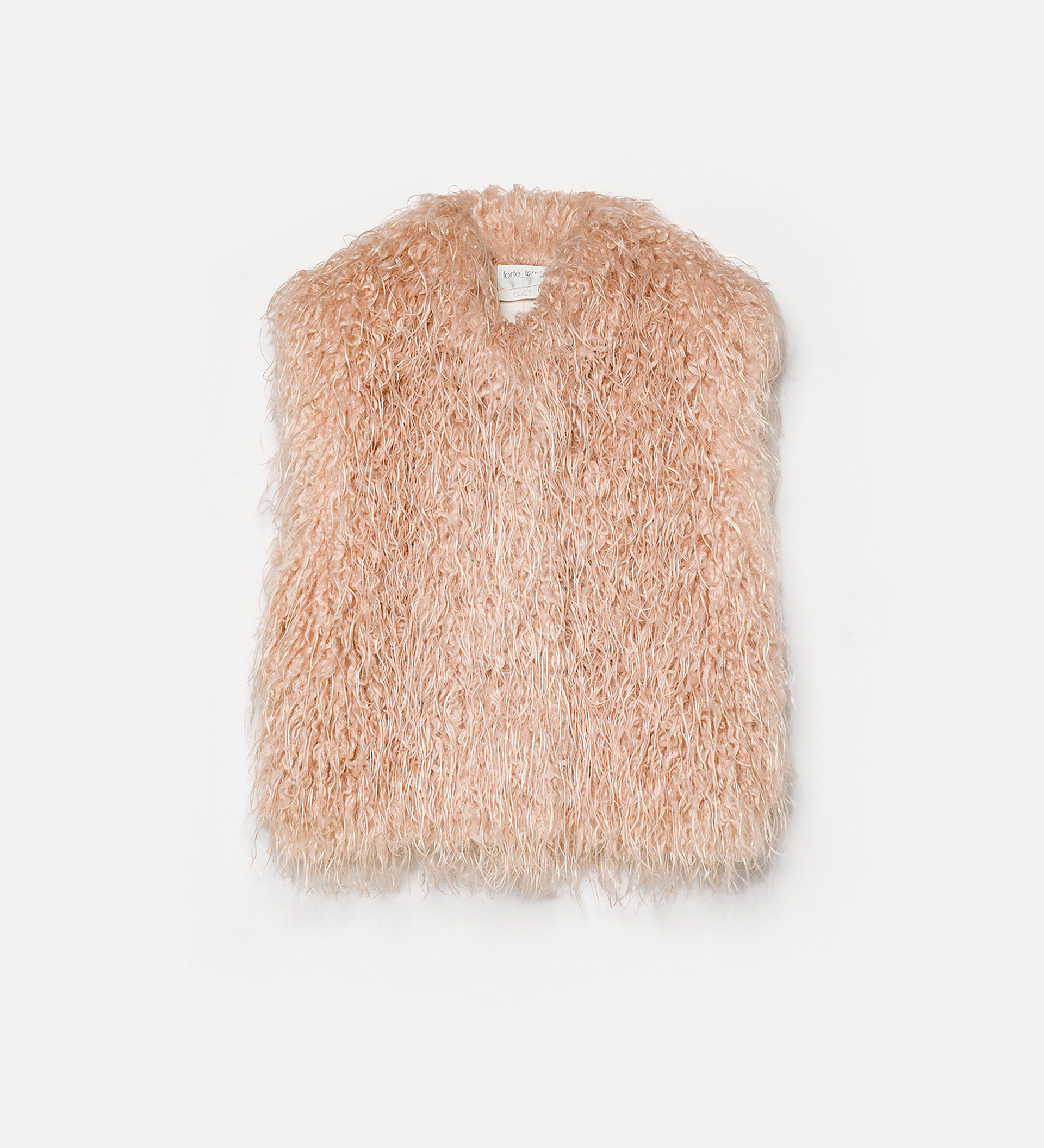 faux–fur vest | forte_forte