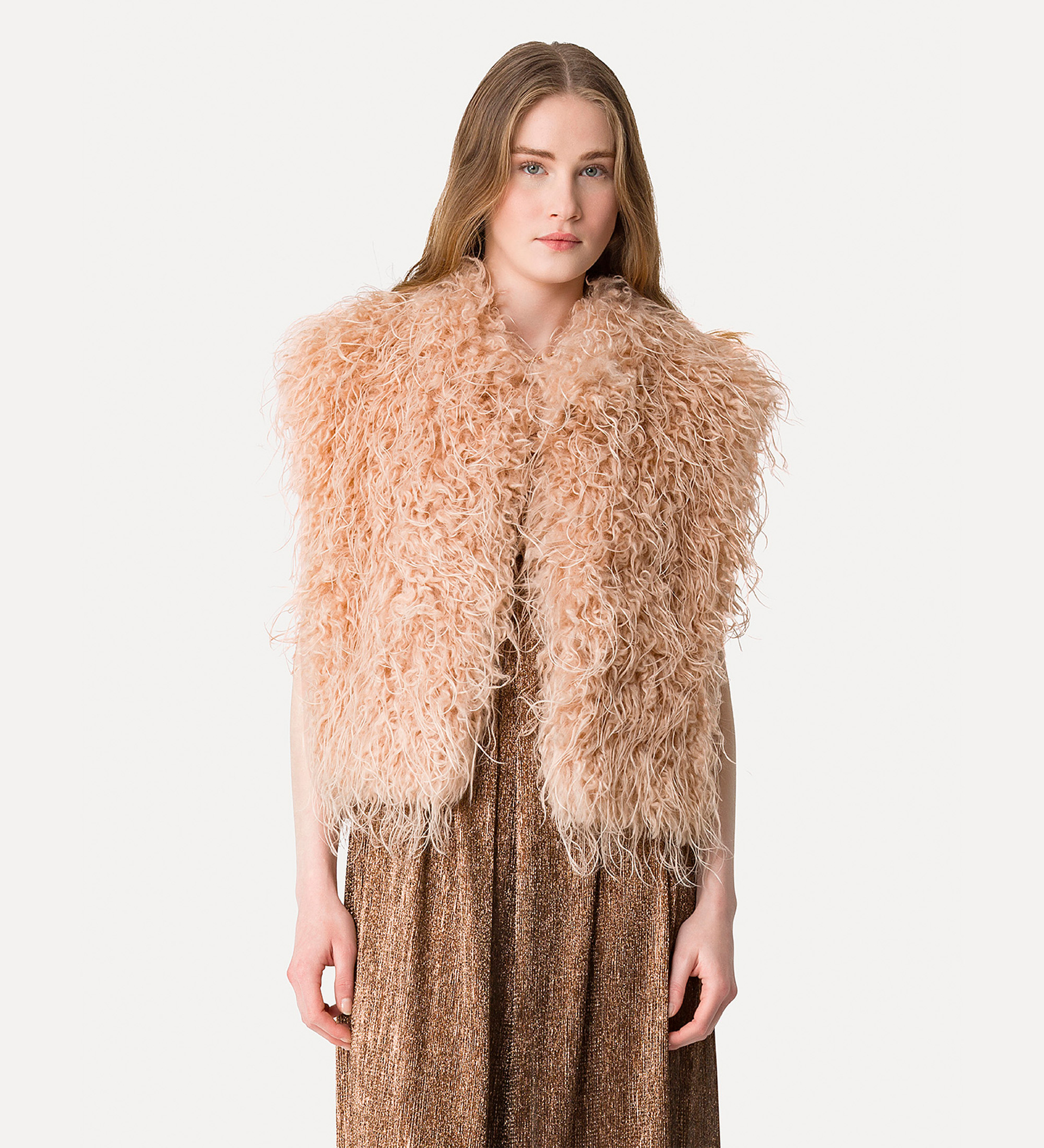 faux–fur vest | forte_forte