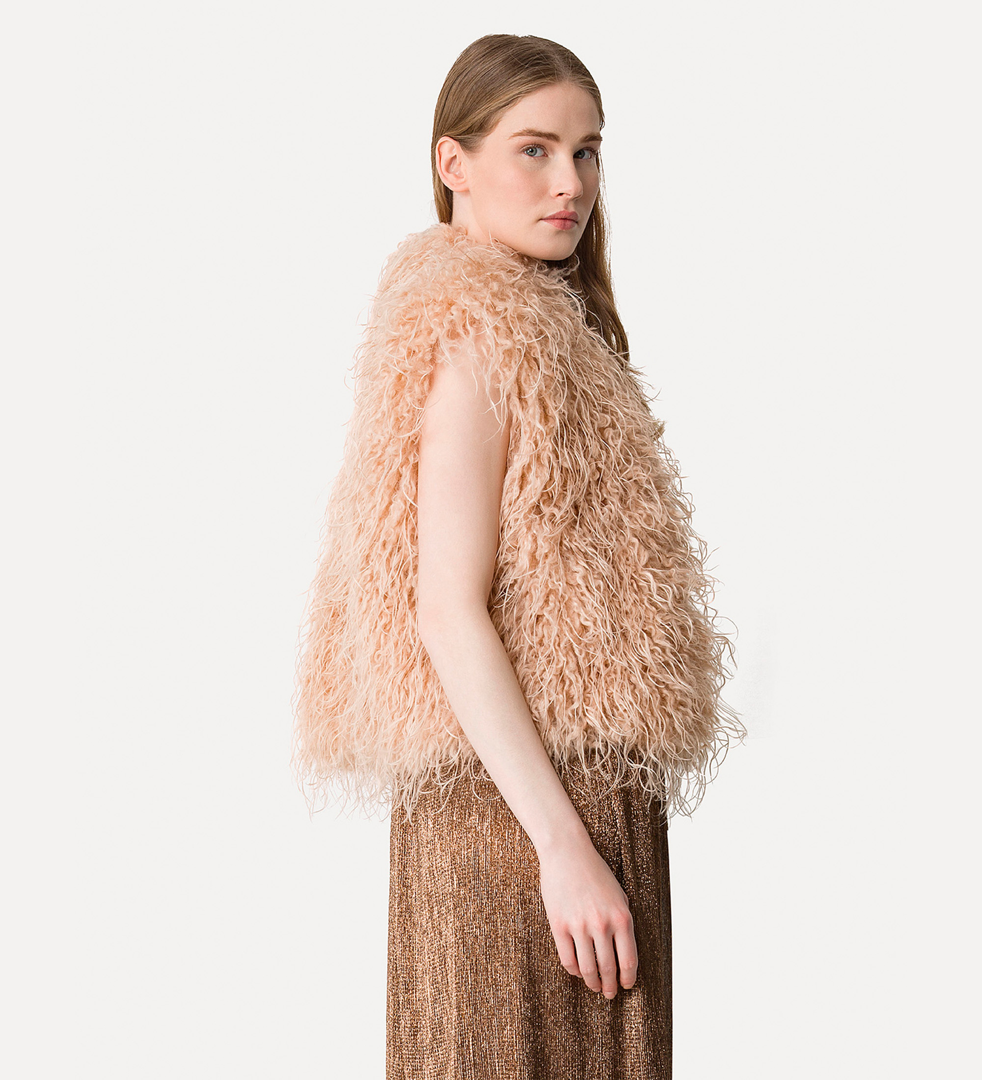 faux–fur vest | forte_forte