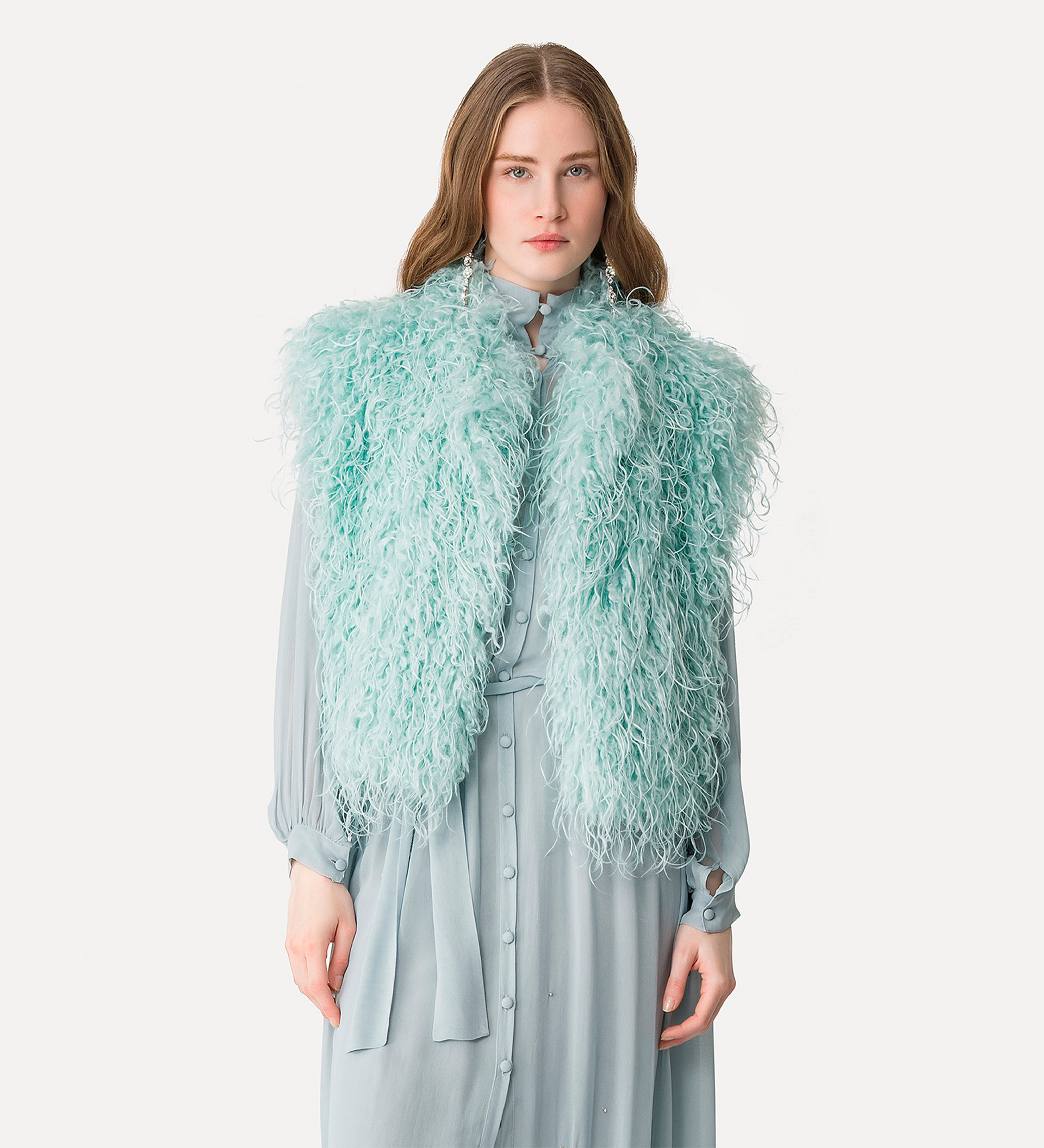 faux–fur vest | forte_forte