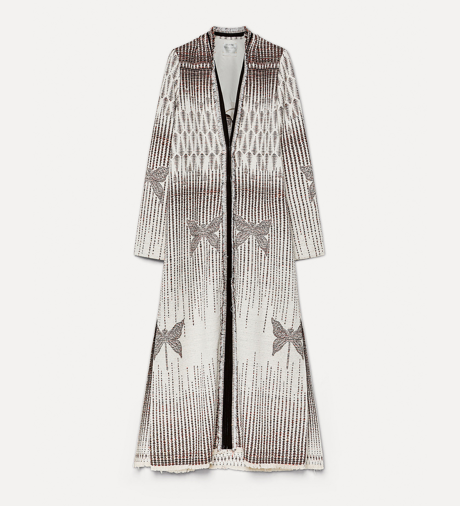 “libelle” jacquard coat | forte_forte