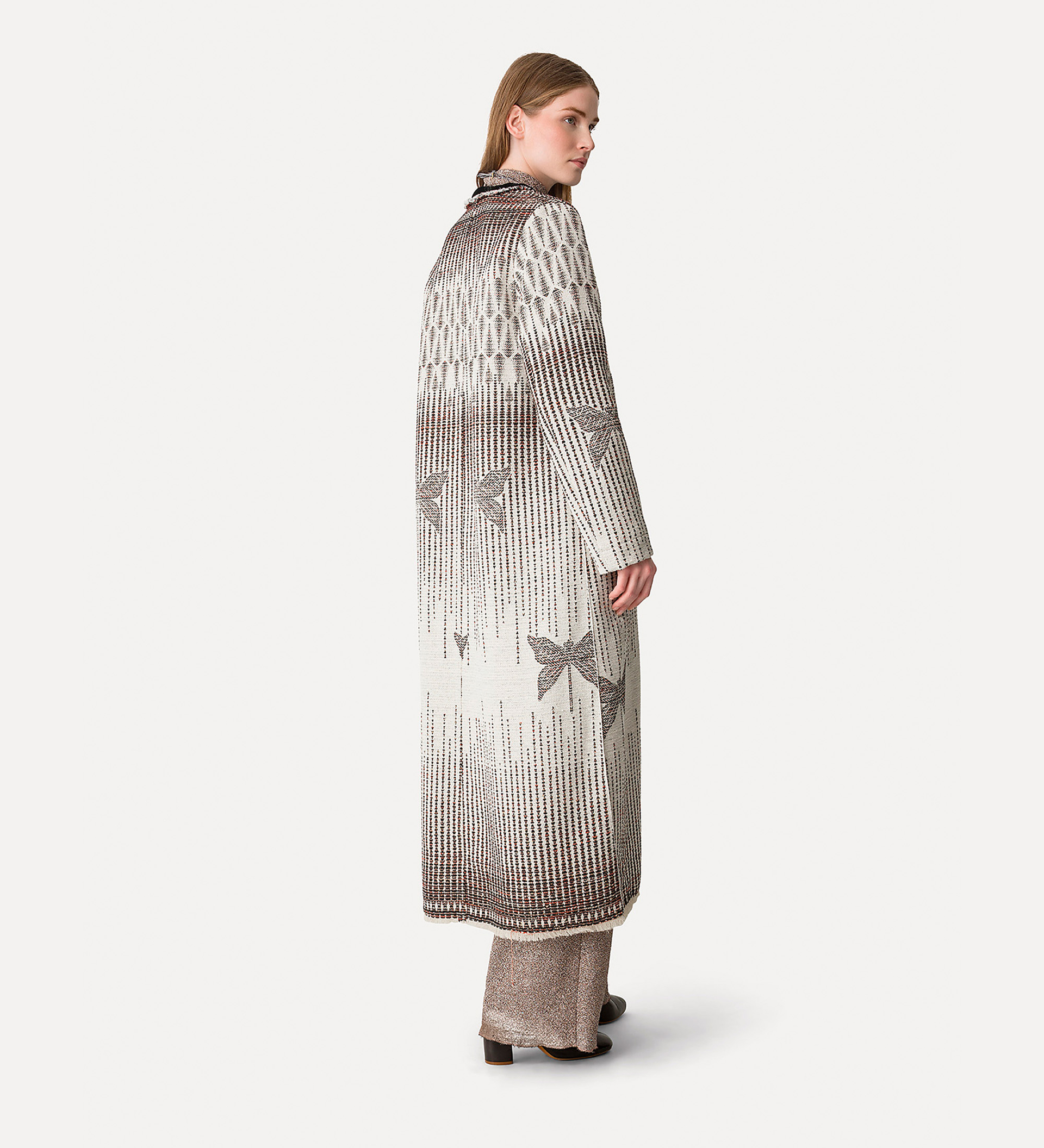 “libelle” jacquard coat | forte_forte