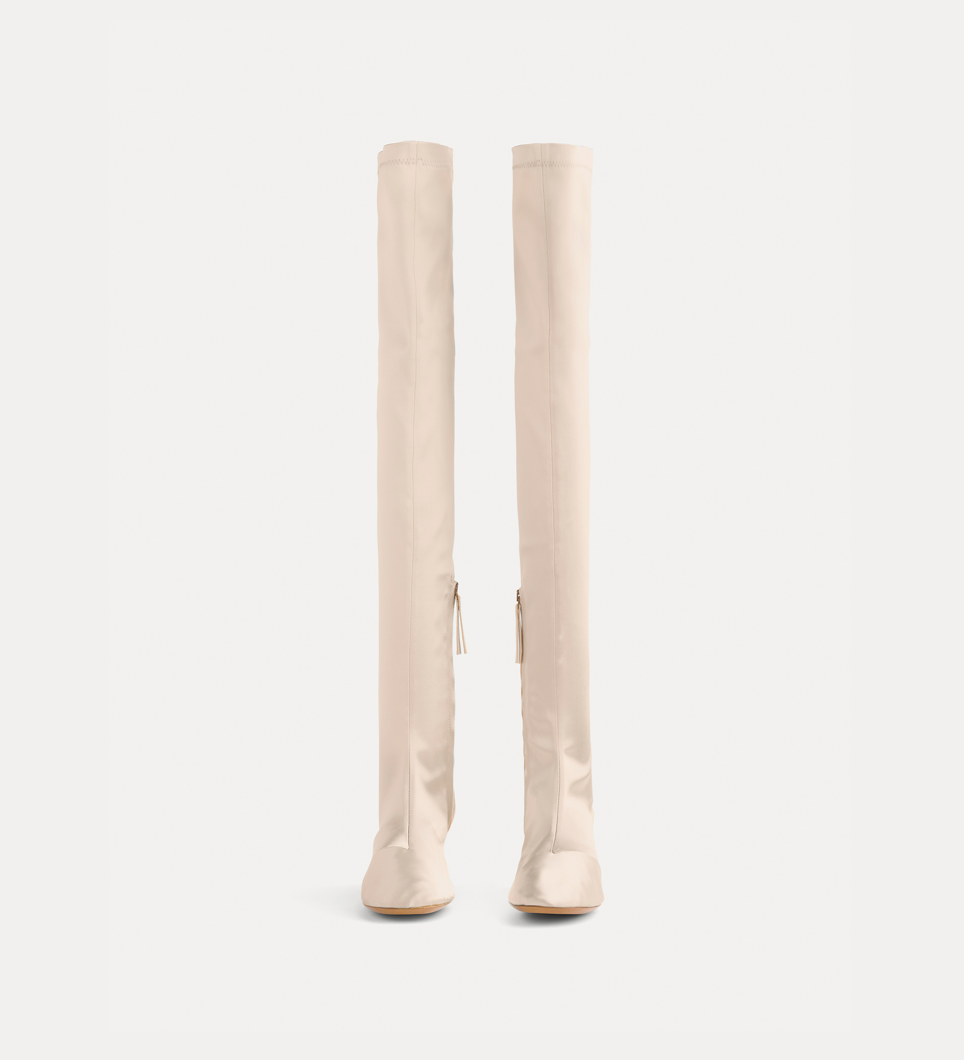 bottes hautes en satin | forte_forte