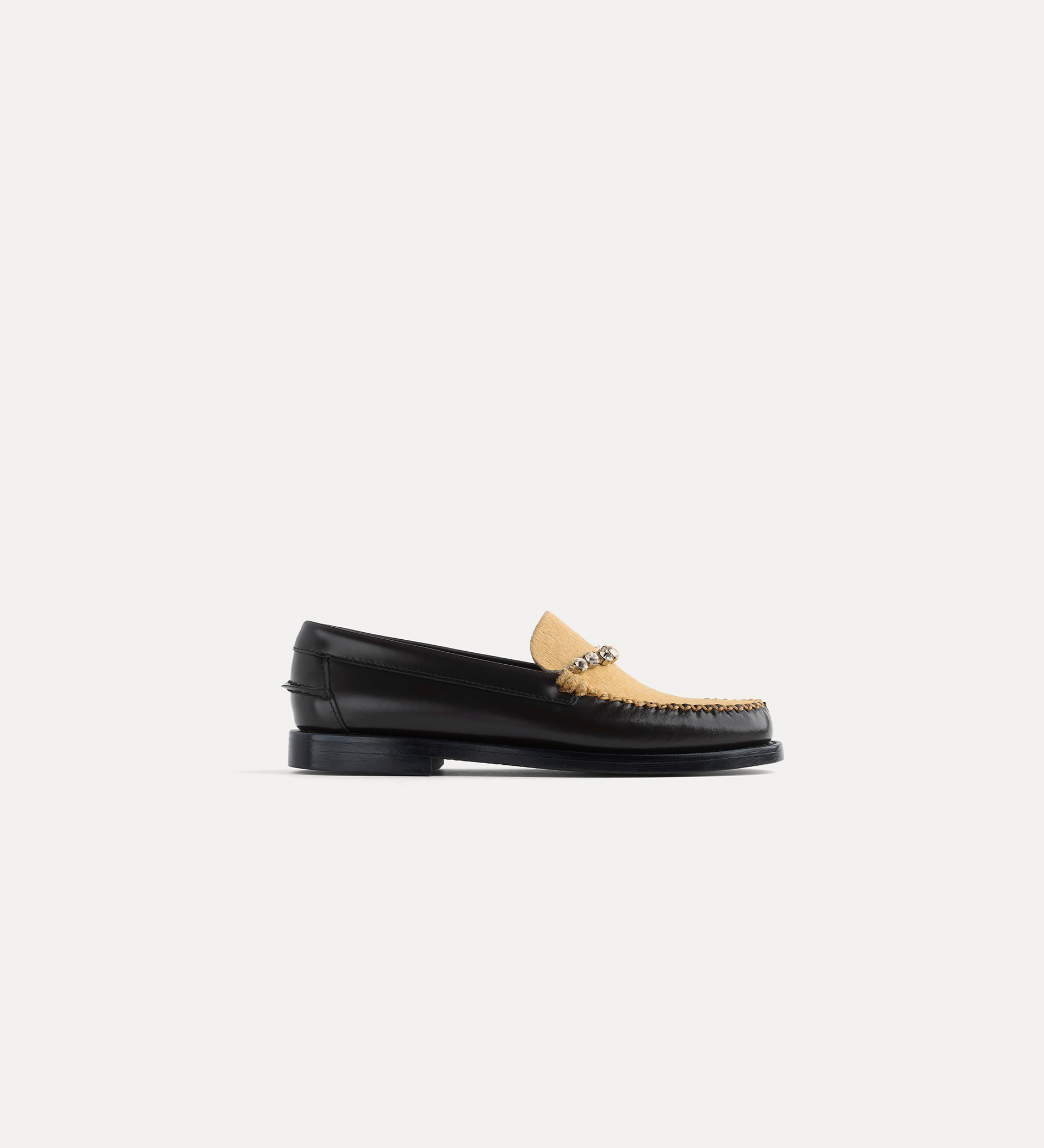 loafer in calf leather and pony skin | forte_forte